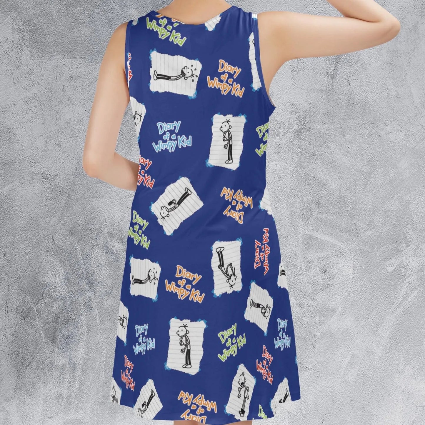 Casual Sleeveless Dress - GGRBL93F