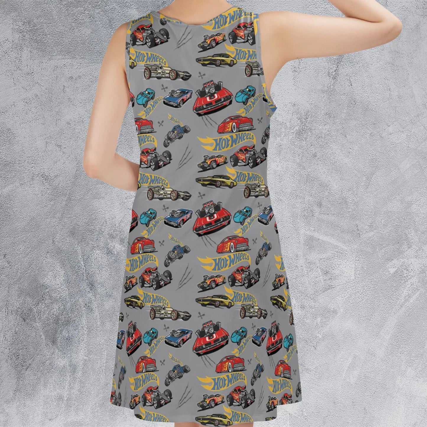 Casual Sleeveless Dress - XKBE2H4G