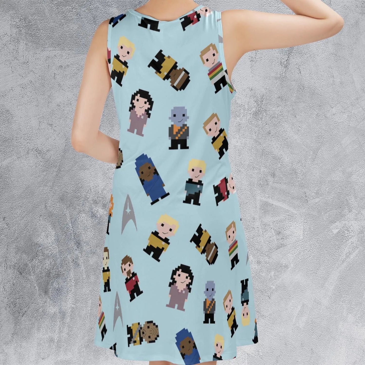 Casual Sleeveless Dress - CMPQ9LTV