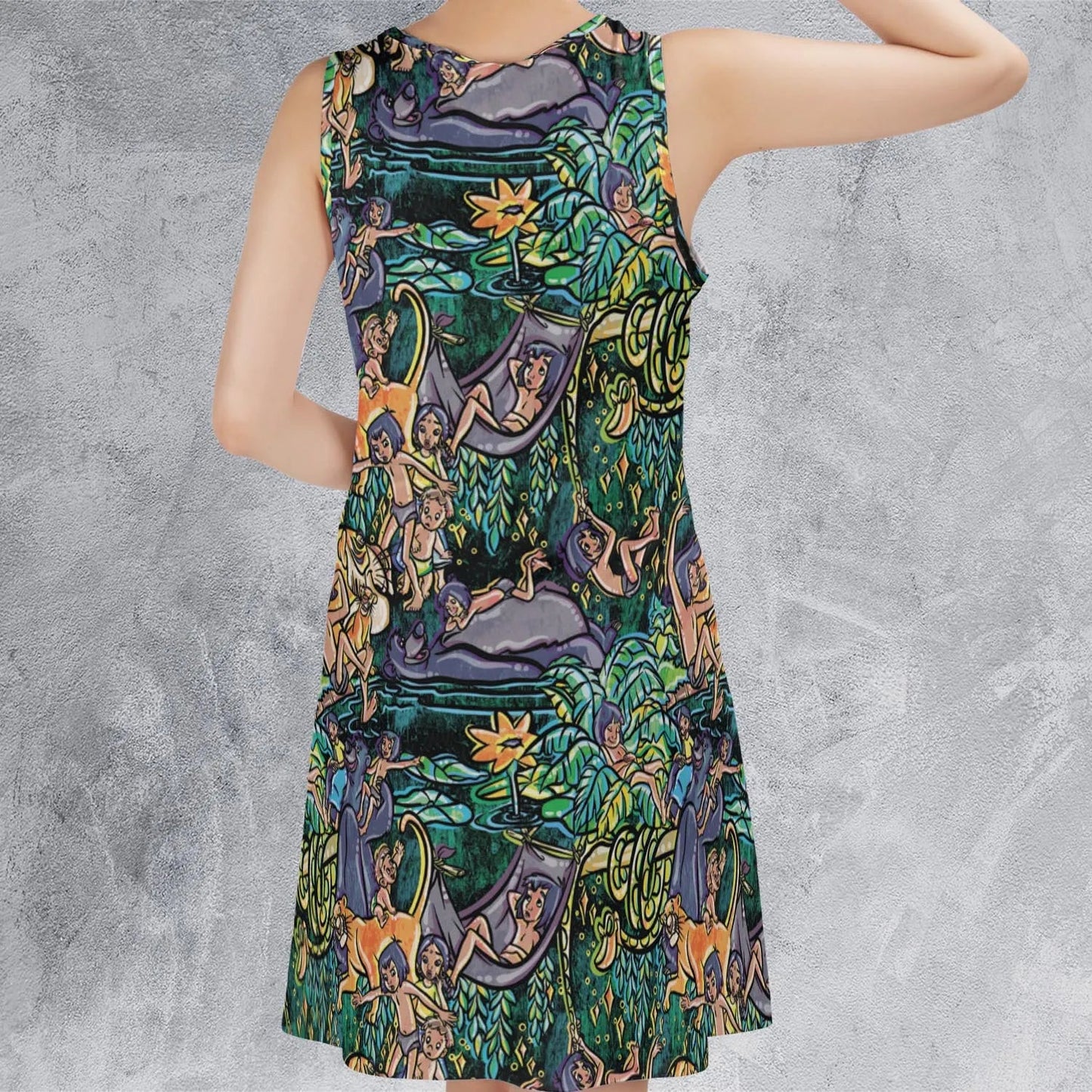 Casual Sleeveless Dress - FSDMZUWF