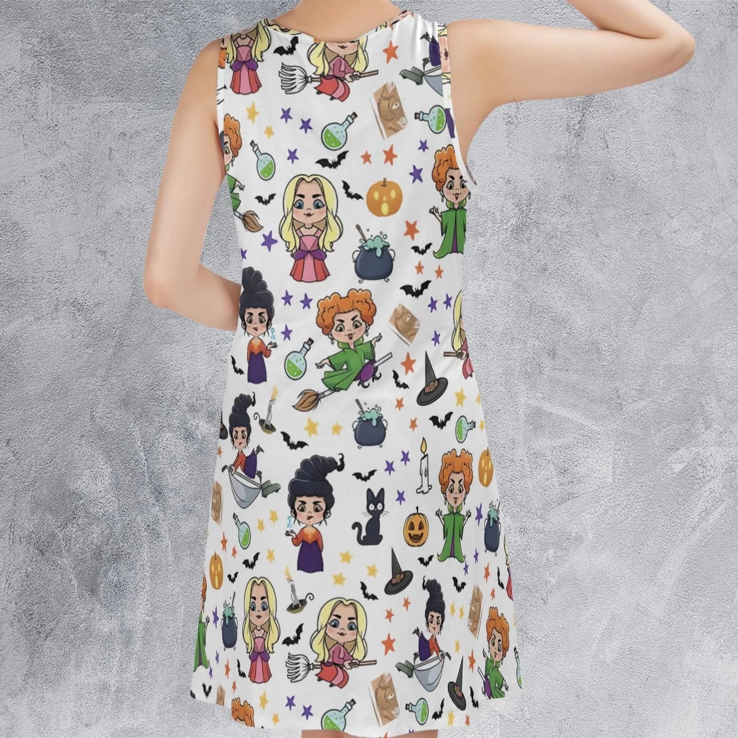 Casual Sleeveless Dress - BDETV9FQ