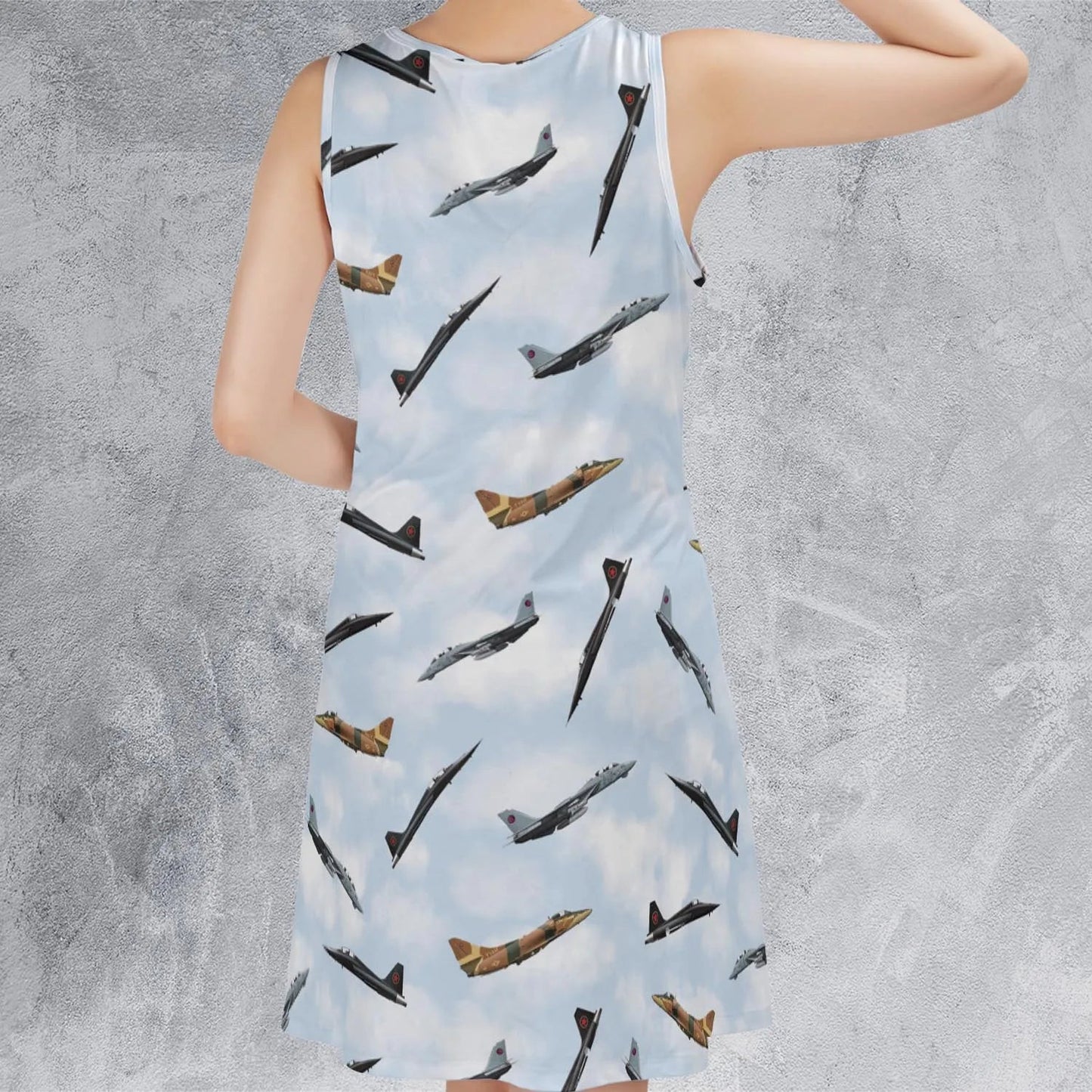 Casual Sleeveless Dress - HYYQXRND