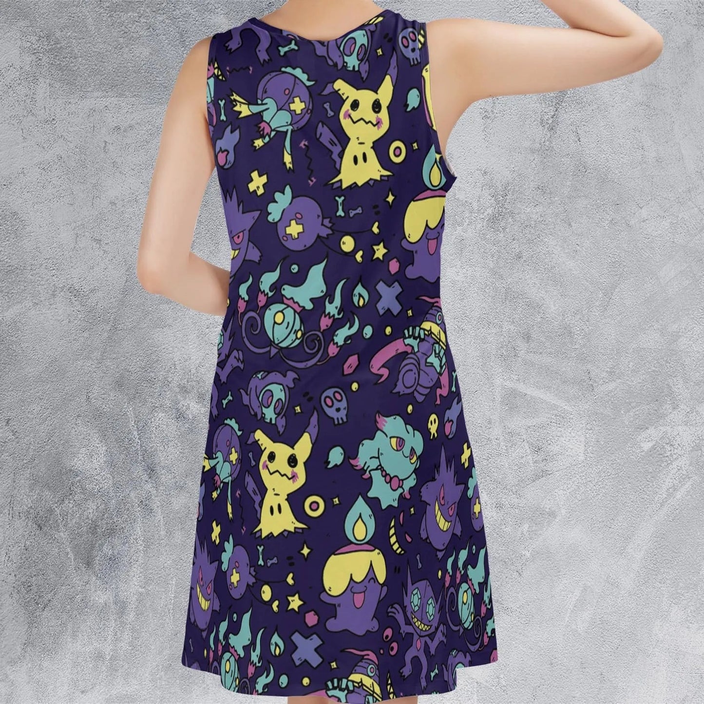 Casual Sleeveless Dress - EU1ZXQ4T