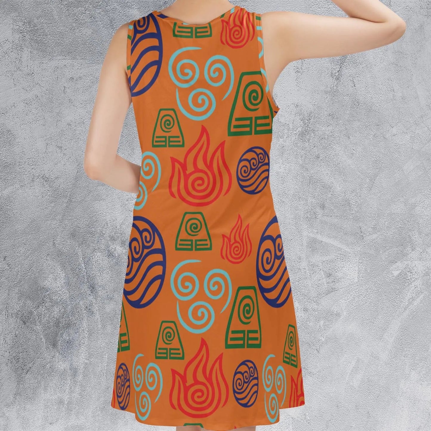 Casual Sleeveless Dress - 5TFVVPYR