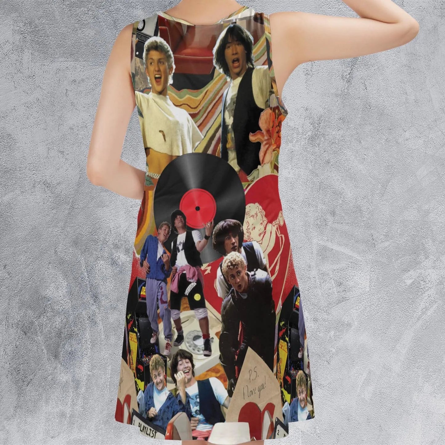 Casual Sleeveless Dress - CCQSRTNA