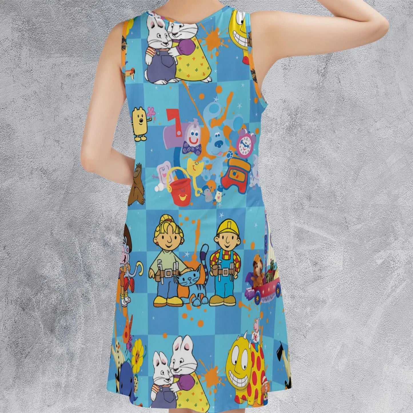 Casual Sleeveless Dress - VRFB8BF4