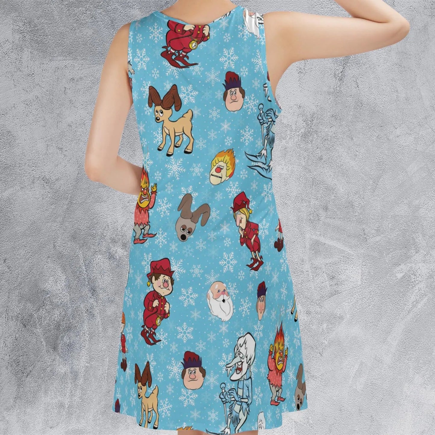 Casual Sleeveless Dress - J1EECCT1
