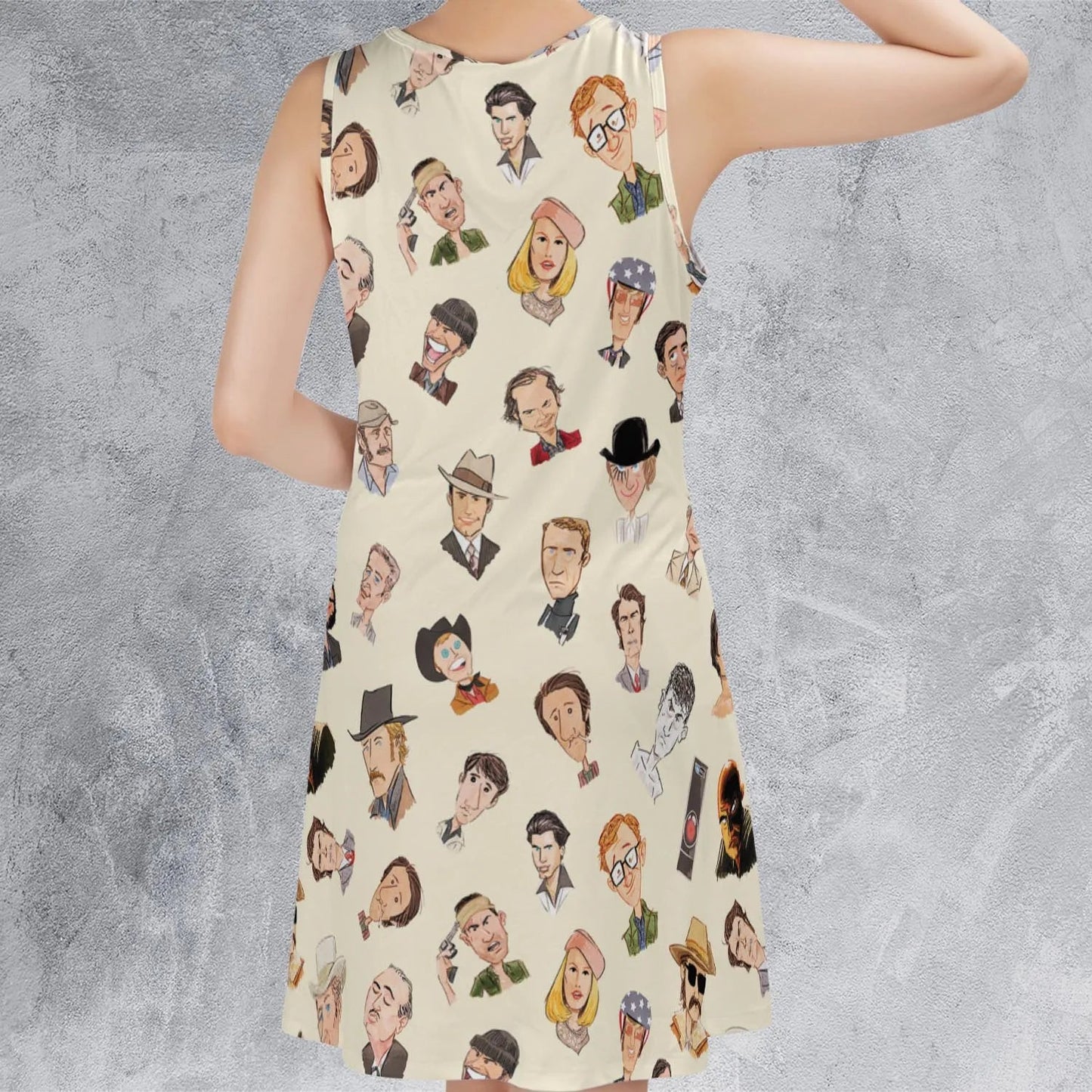 Casual Sleeveless Dress - CN4G8XY7