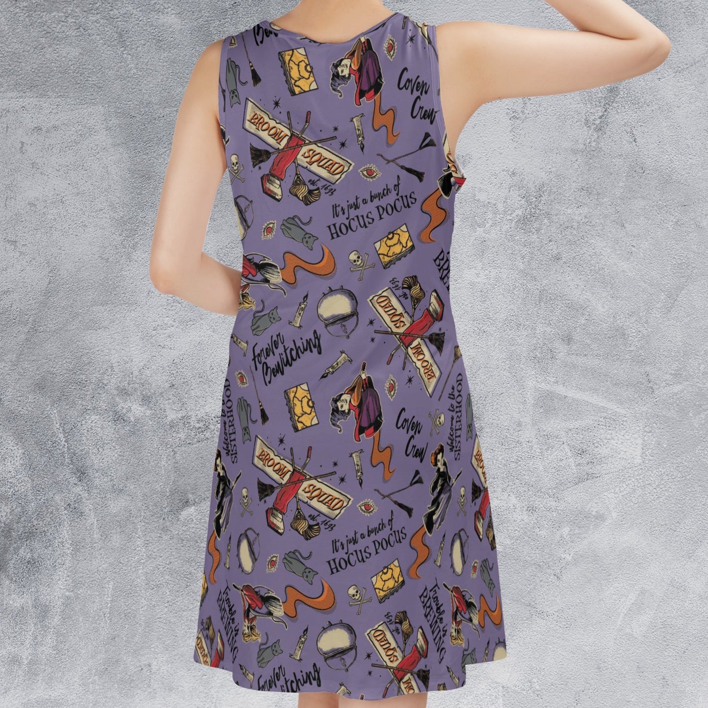 Casual Sleeveless Dress - BHU7KGZ2