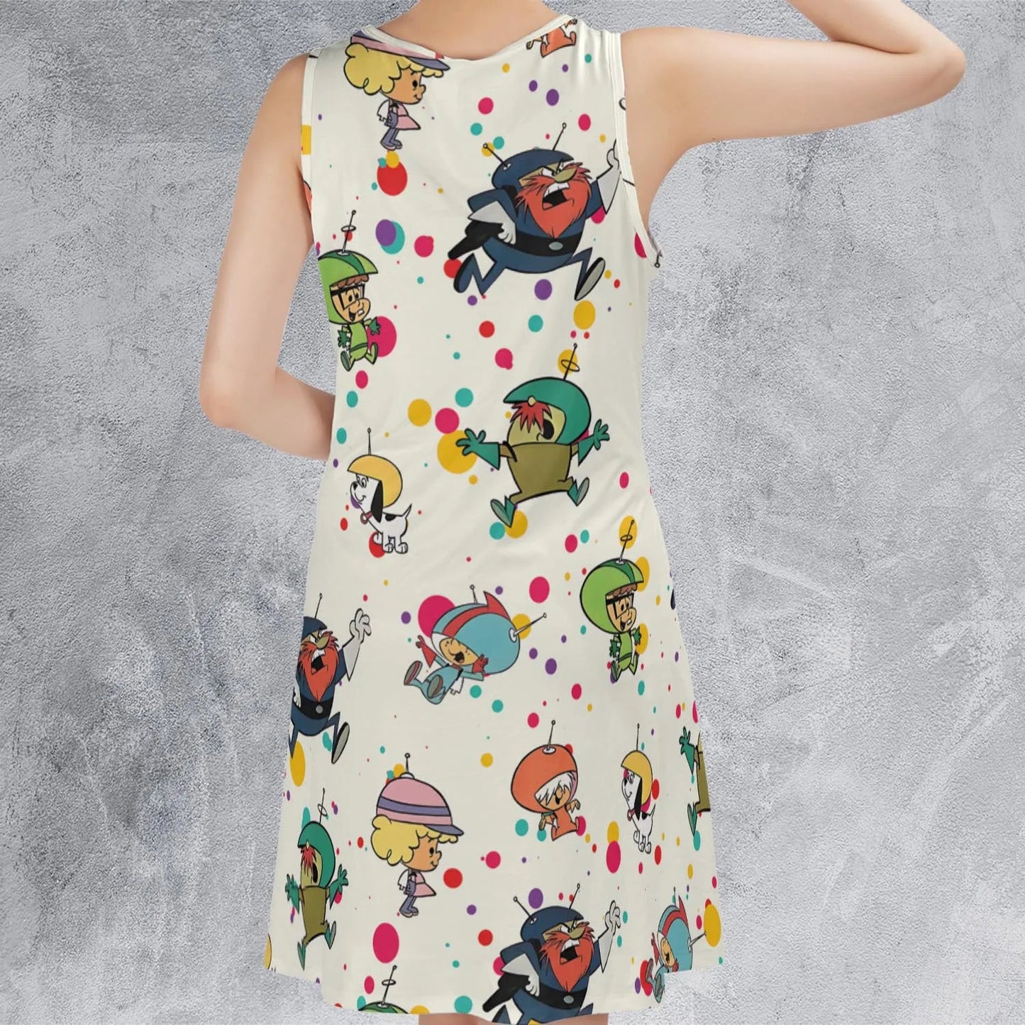 Casual Sleeveless Dress - P6LUQ51X