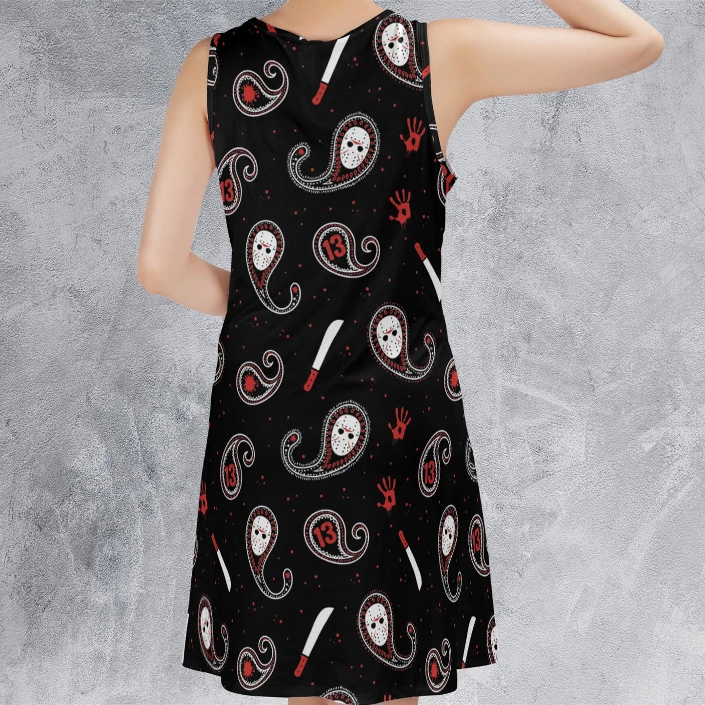 Casual Sleeveless Dress - DKYKLA4H