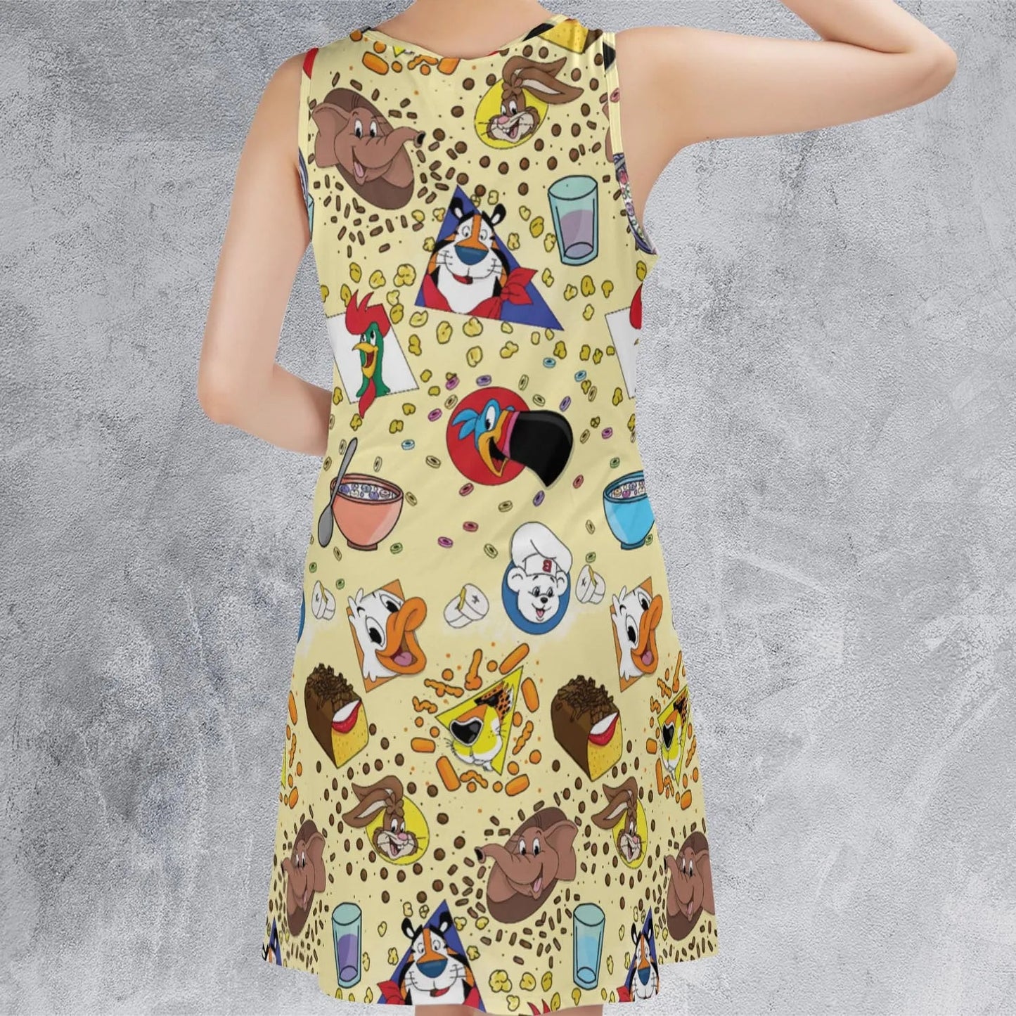 Casual Sleeveless Dress - MCJXUJMP