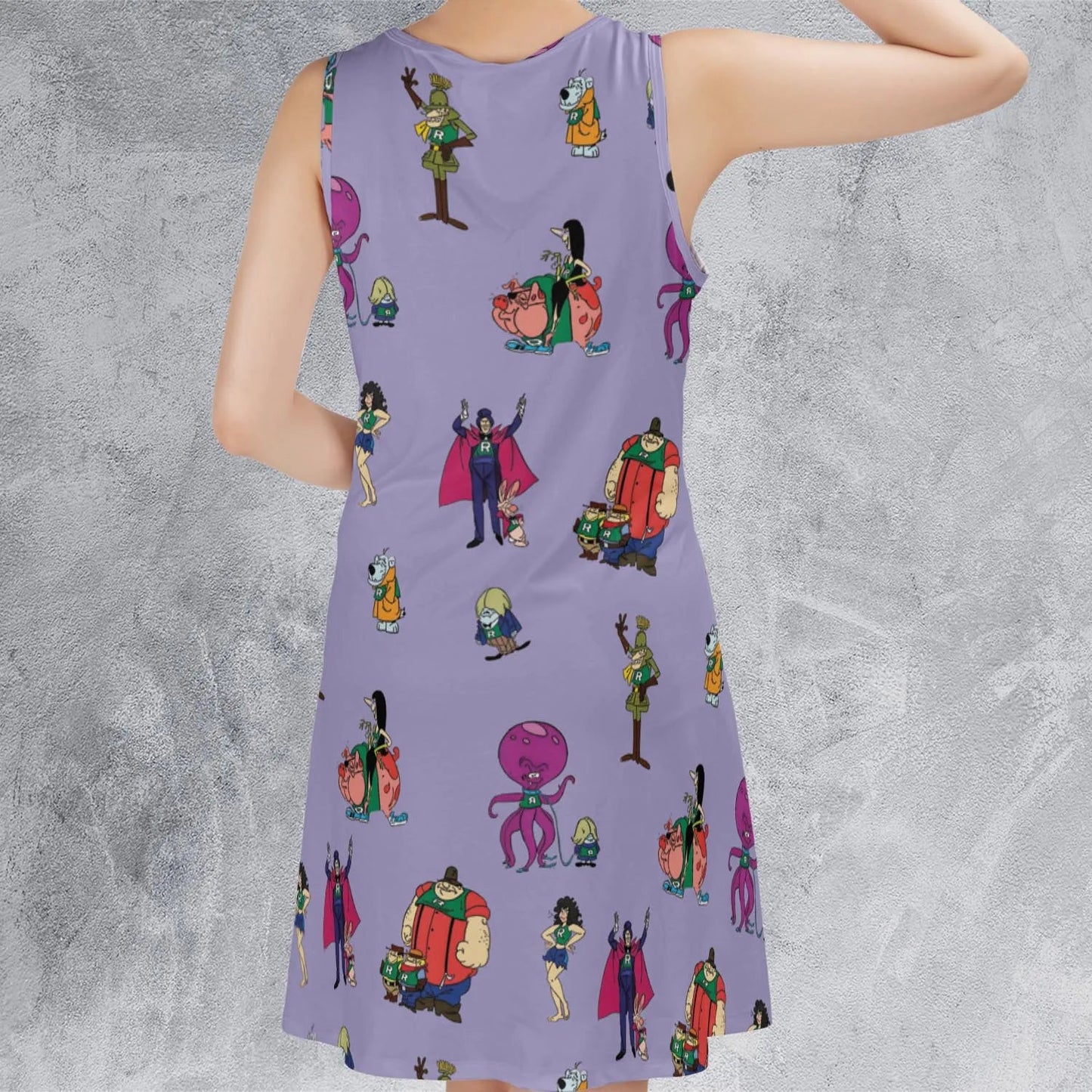 Casual Sleeveless Dress - BXX1Y39N
