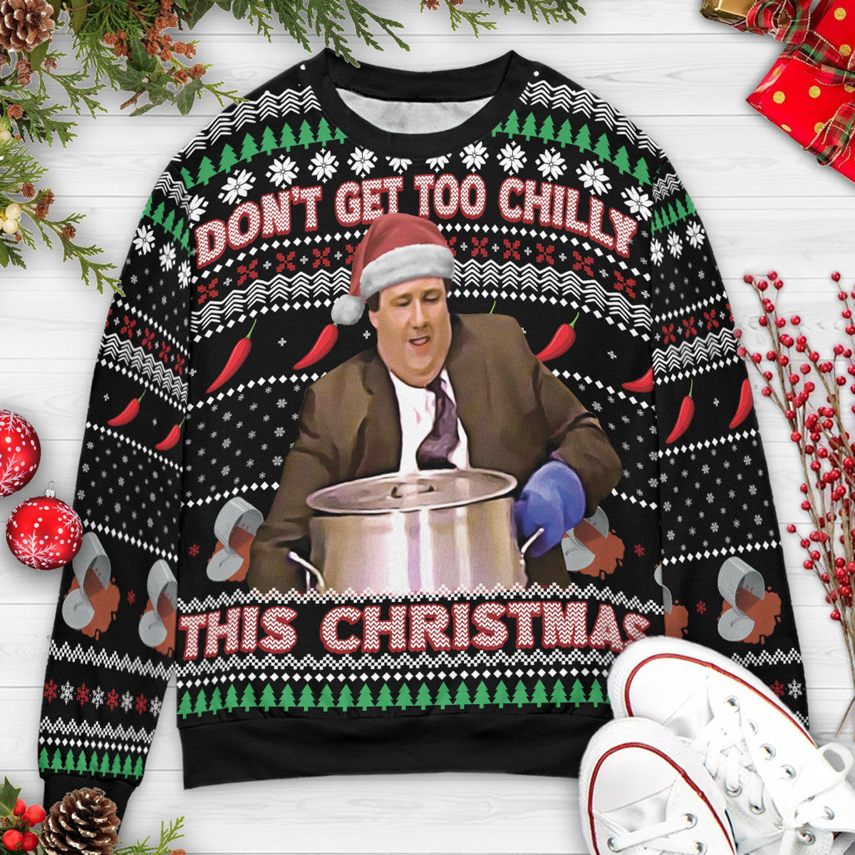 Ugly Christmas Sweatshirt - E1U1E3CH