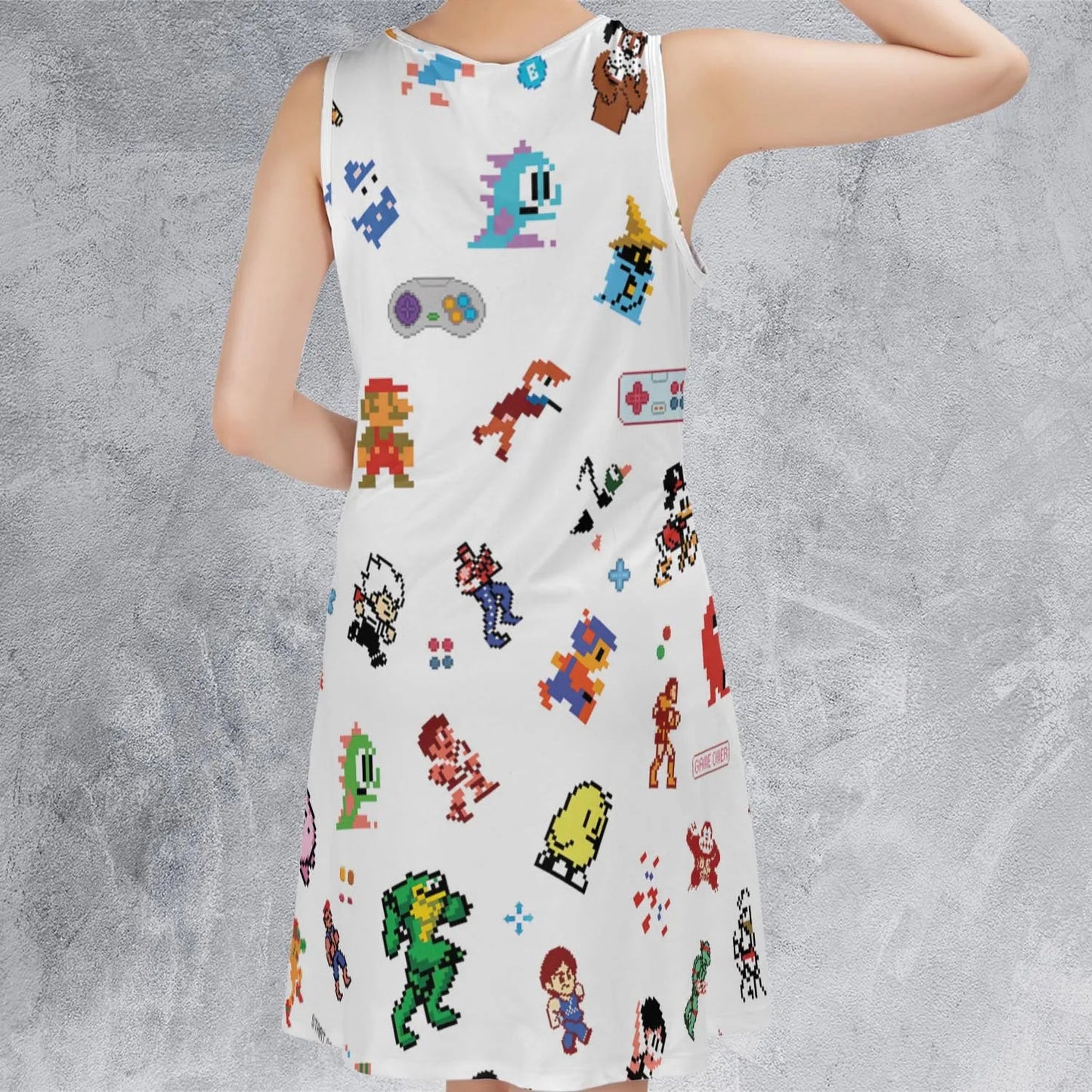 Casual Sleeveless Dress - 3XEPXXHV