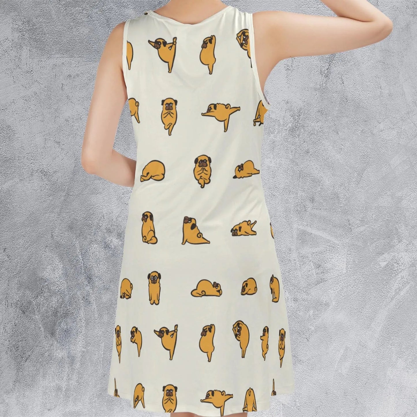 Casual Sleeveless Dress - 2JUYQJ68