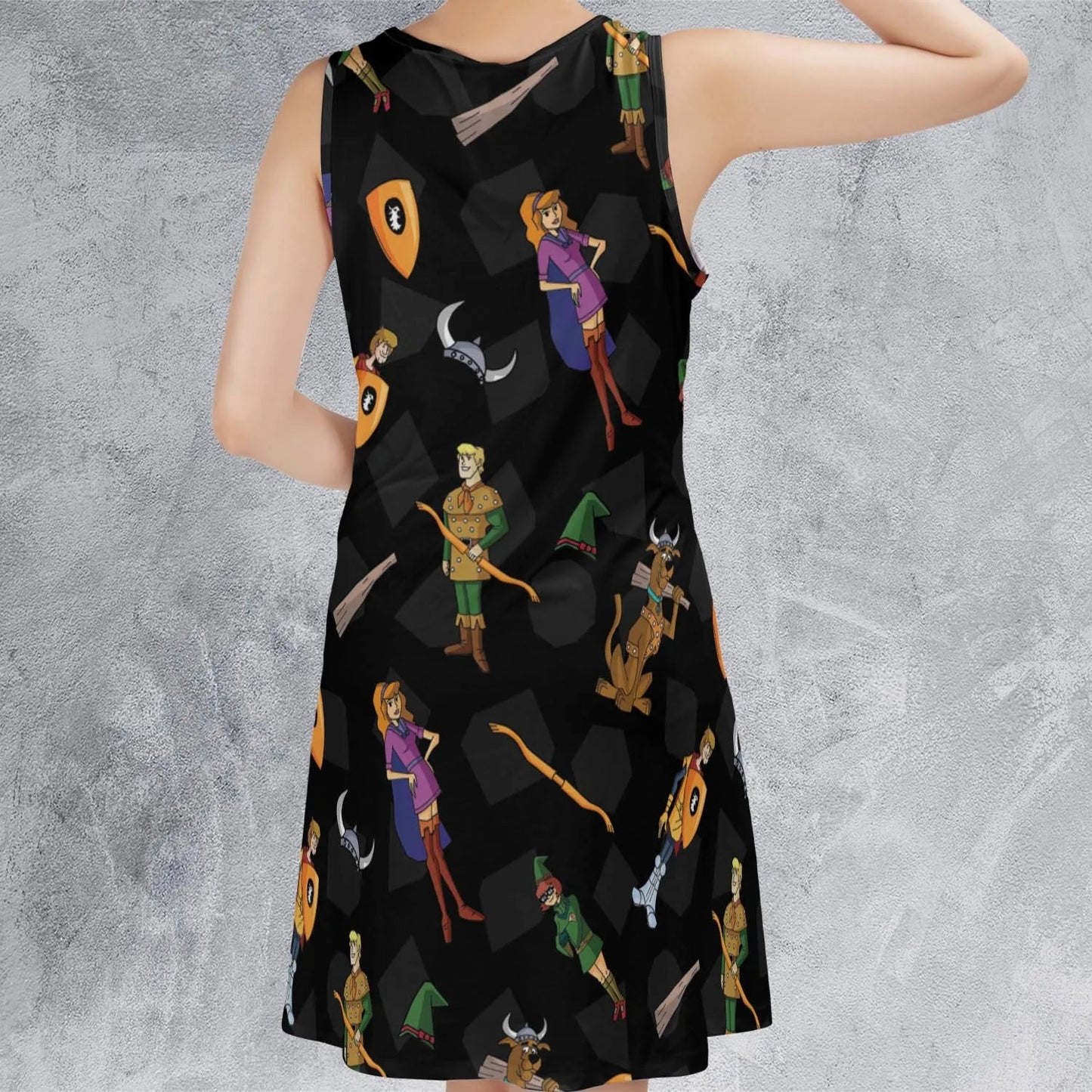 Casual Sleeveless Dress - P55FB4L9