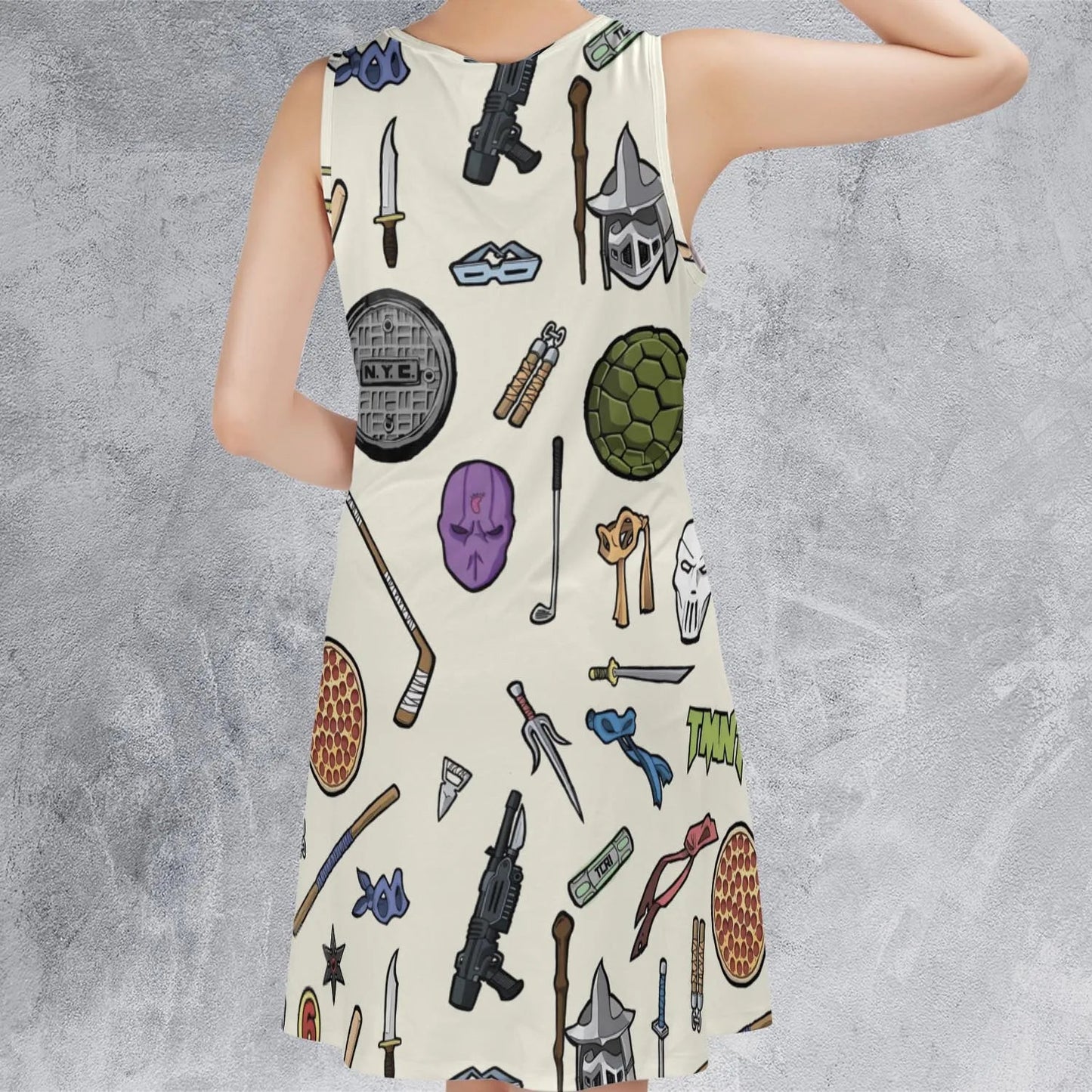 Casual Sleeveless Dress - E8SM3NGQ