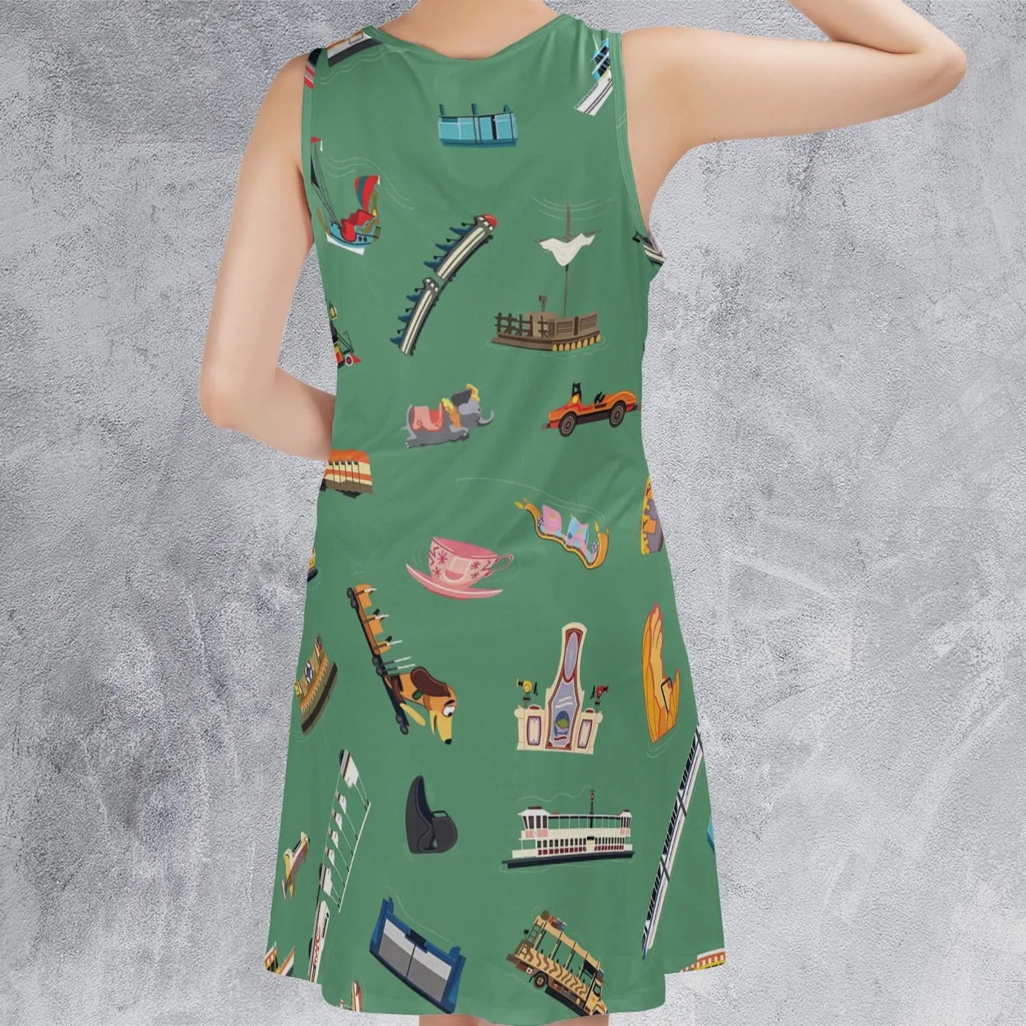 Casual Sleeveless Dress - X9FHPJ12