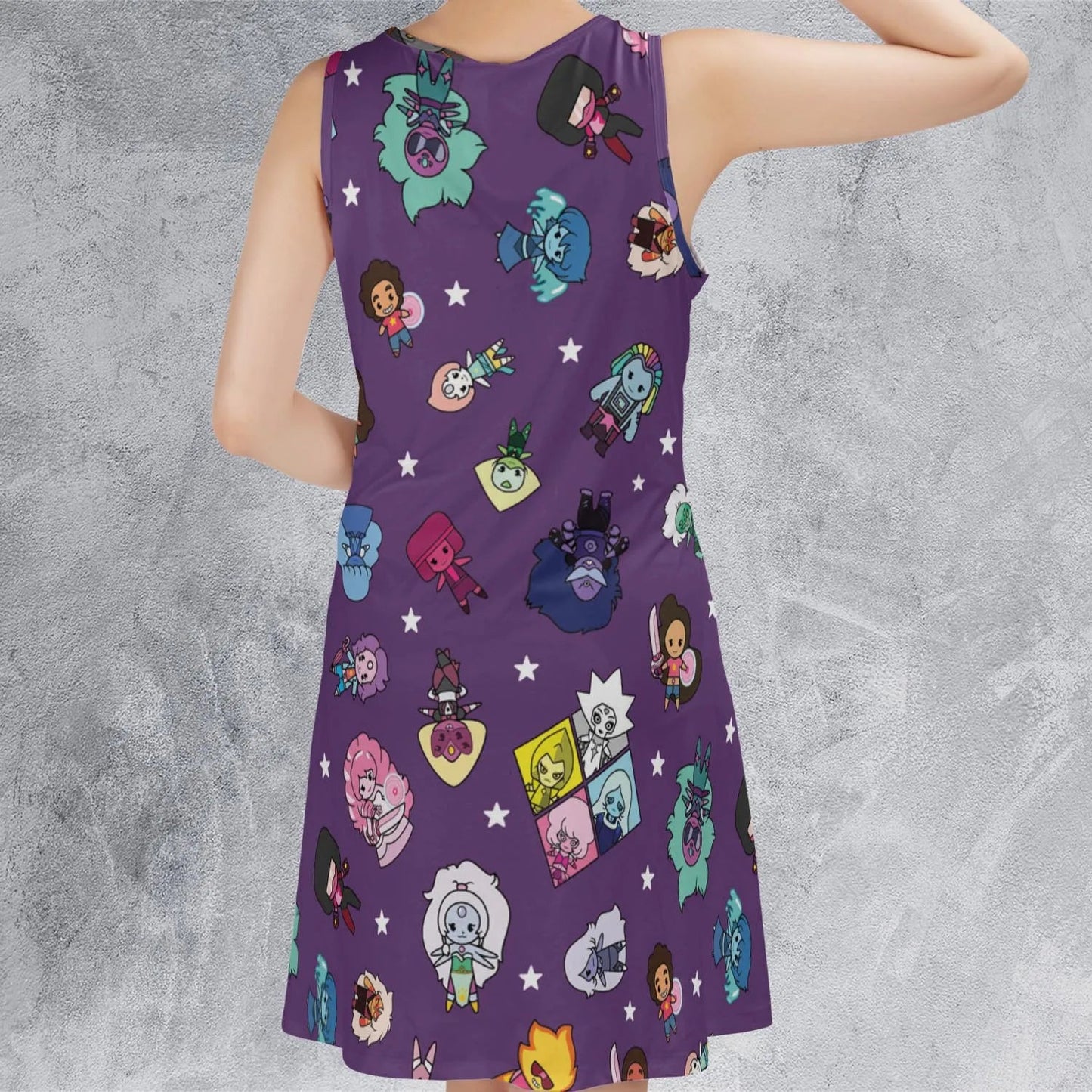 Casual Sleeveless Dress - 1Y9BMGWH