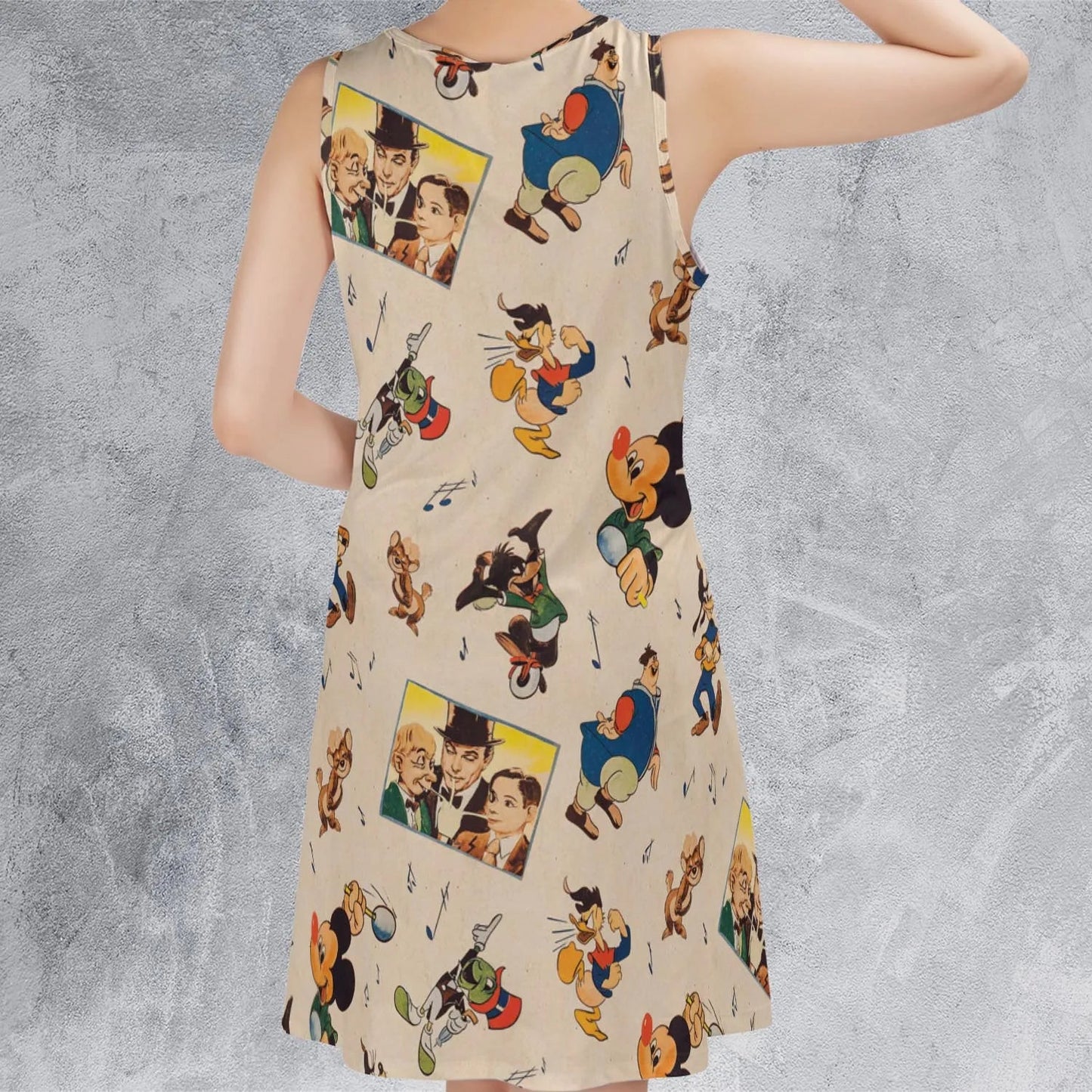 Casual Sleeveless Dress - JQKTVX73