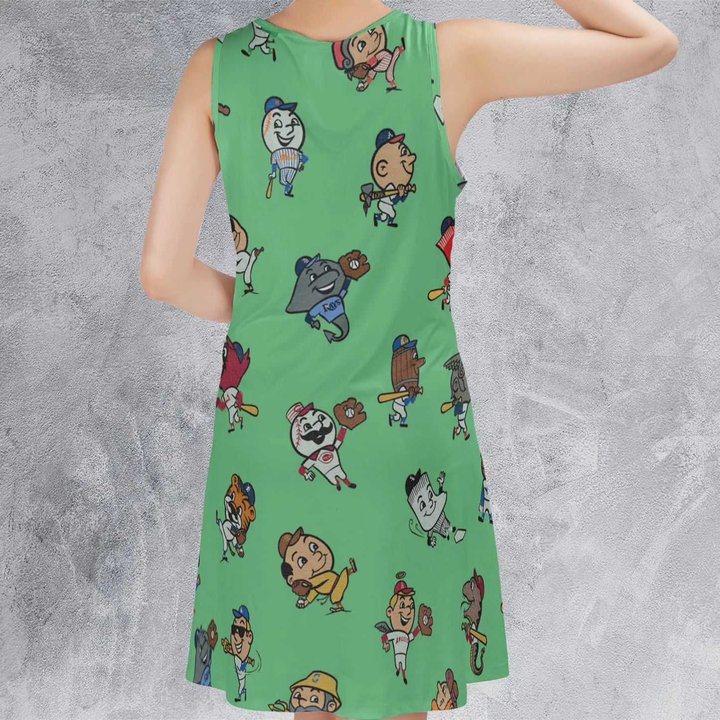 Casual Sleeveless Dress - TGNH4MAT