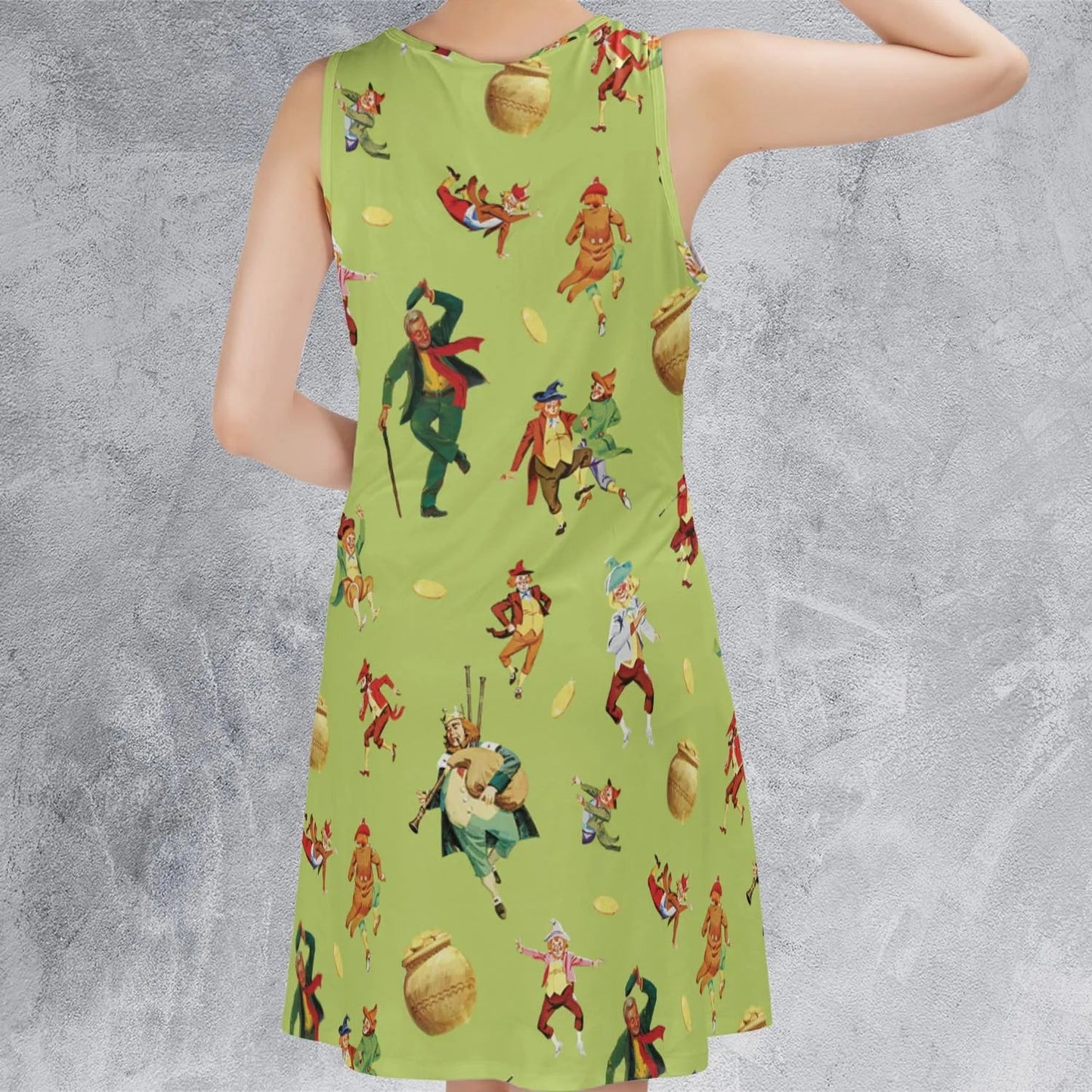 Casual Sleeveless Dress - VMM9DTUL