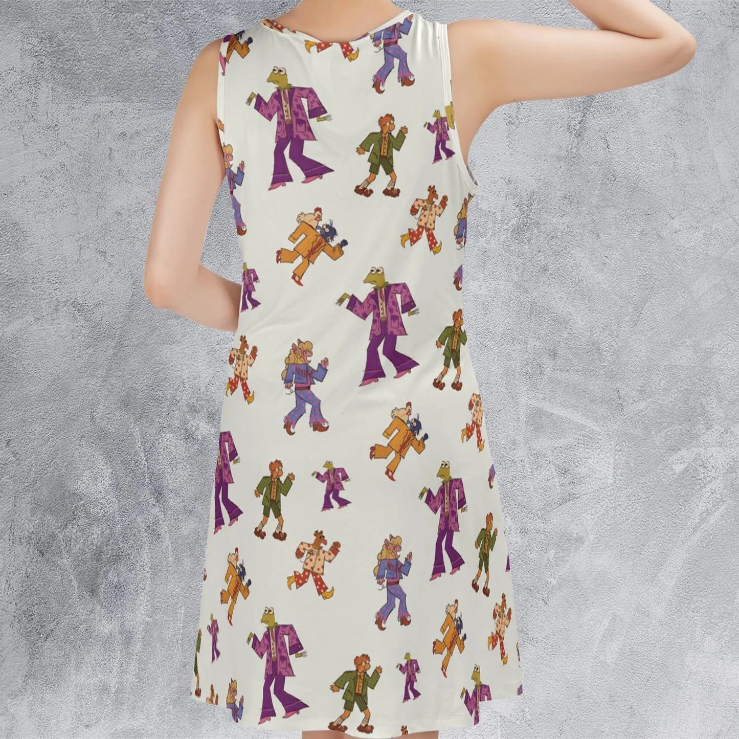 Casual Sleeveless Dress - 1ZQWQQZQ