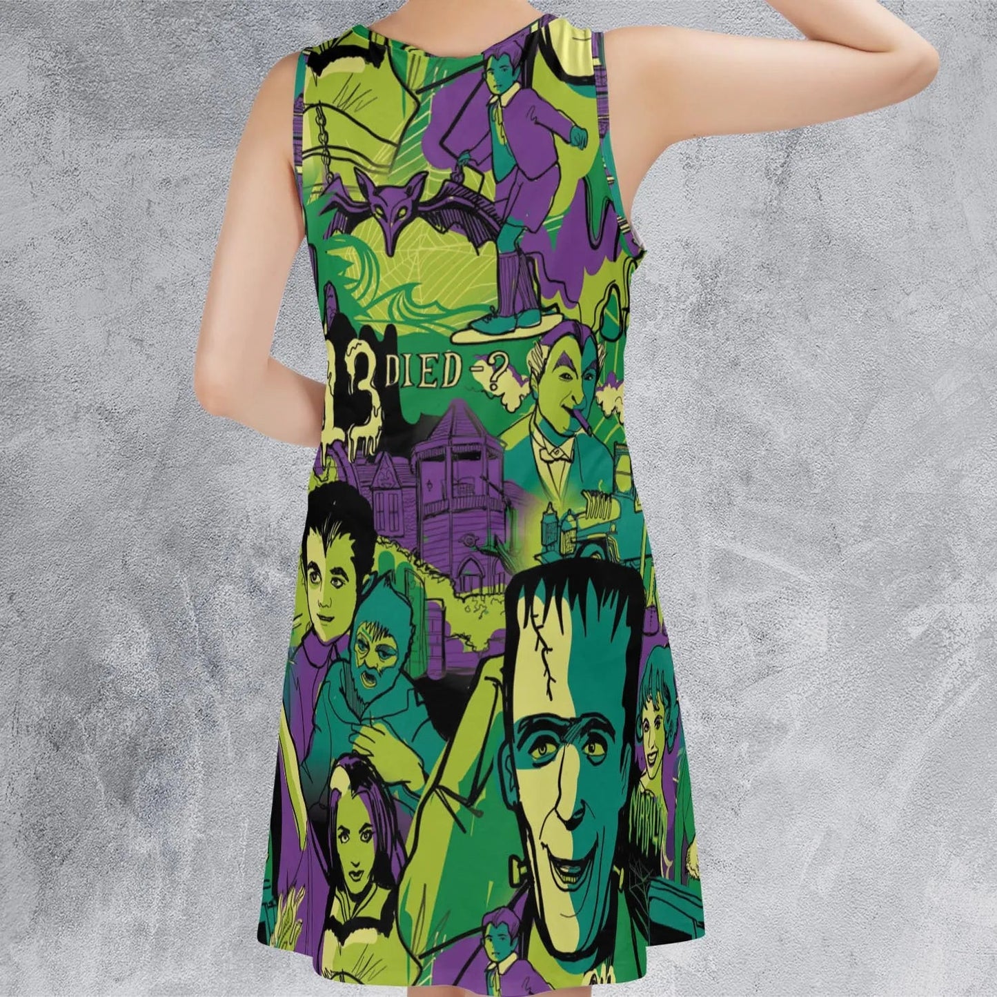Casual Sleeveless Dress - YHL7EYQ2
