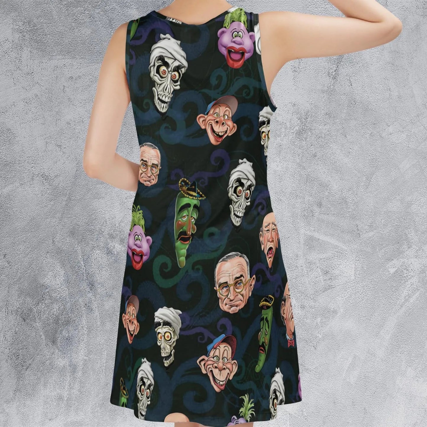 Casual Sleeveless Dress - N8KSZY43