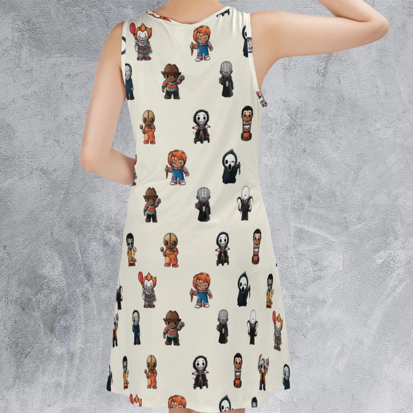 Casual Sleeveless Dress - Y2BY1CZR