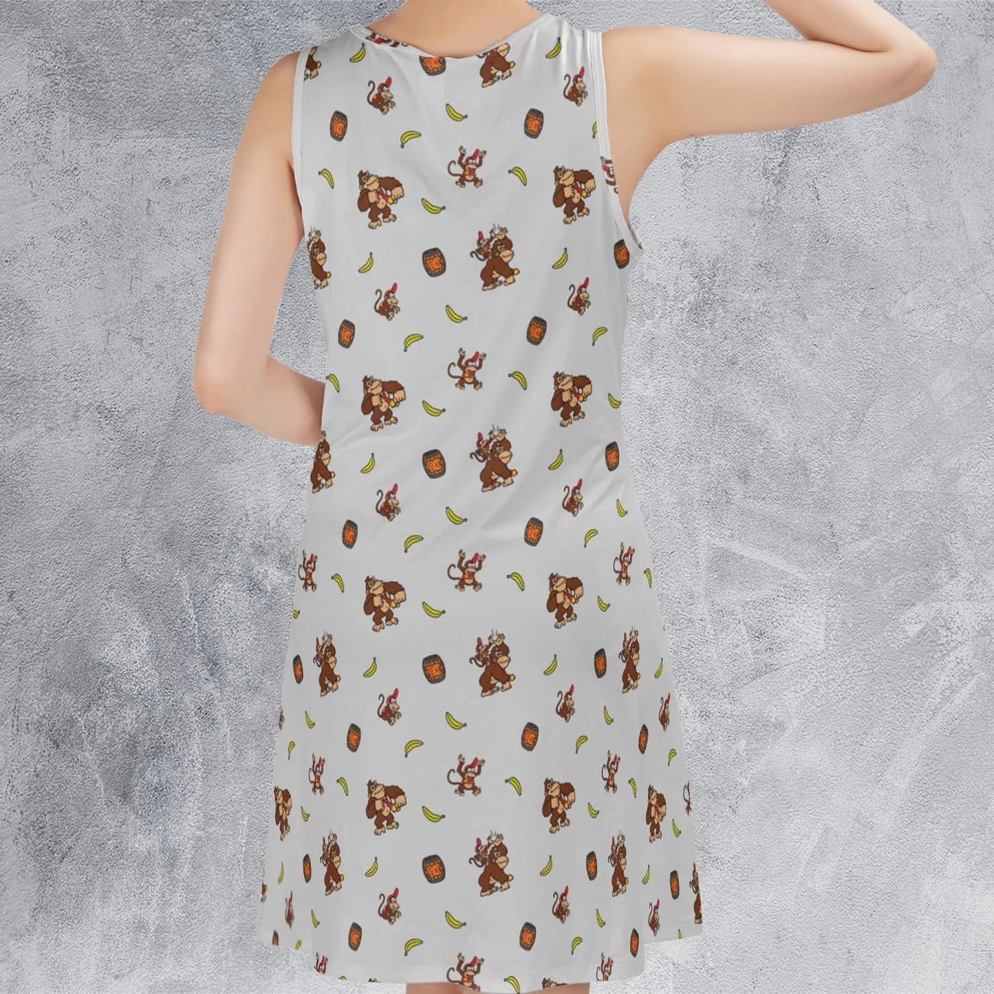 Casual Sleeveless Dress - 3B2VFT55