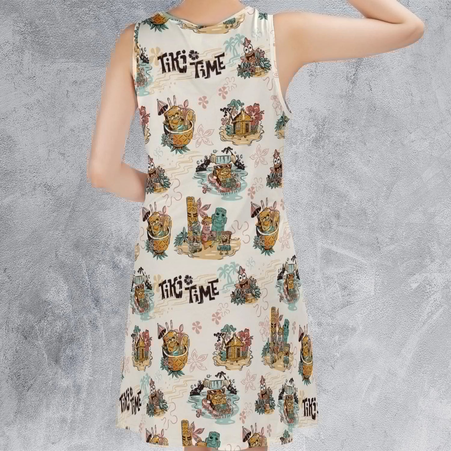 Casual Sleeveless Dress - PW1JTYVW