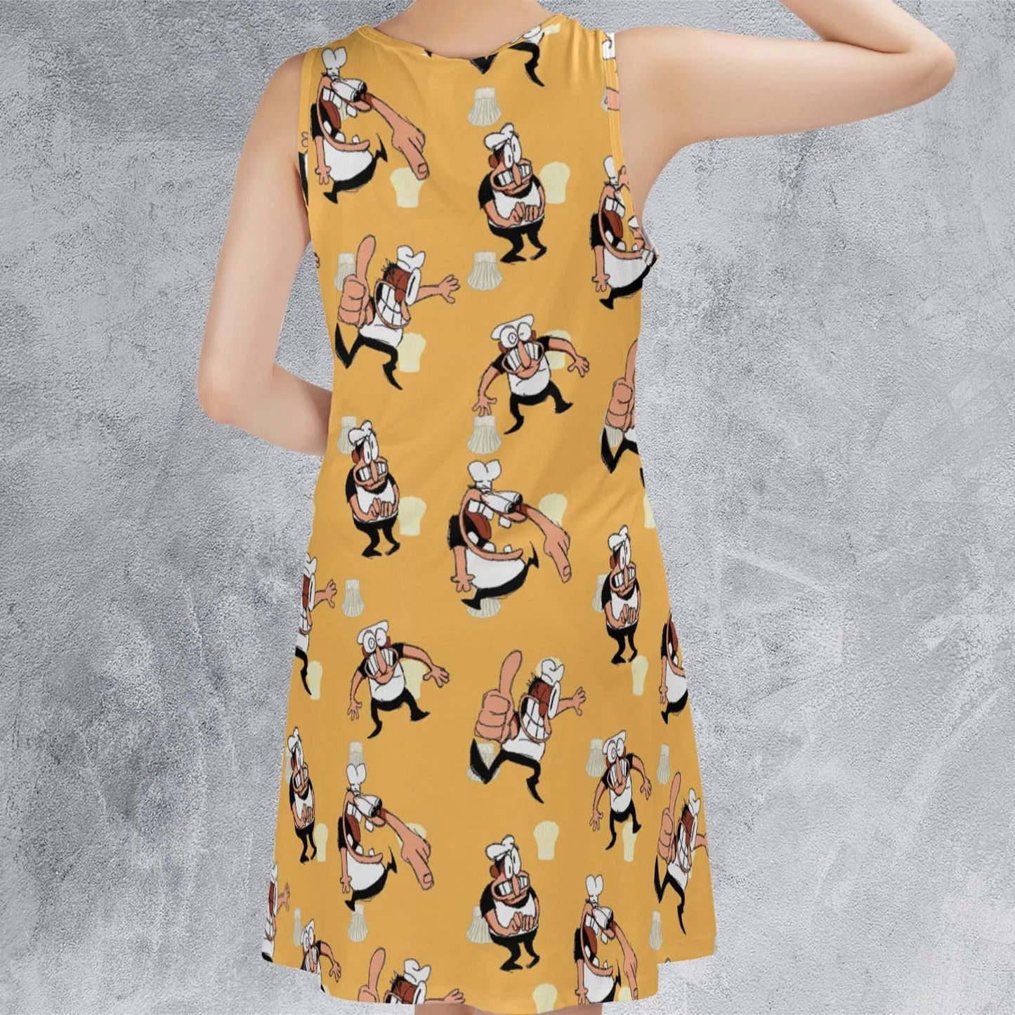 Casual Sleeveless Dress - UDE2WDXL