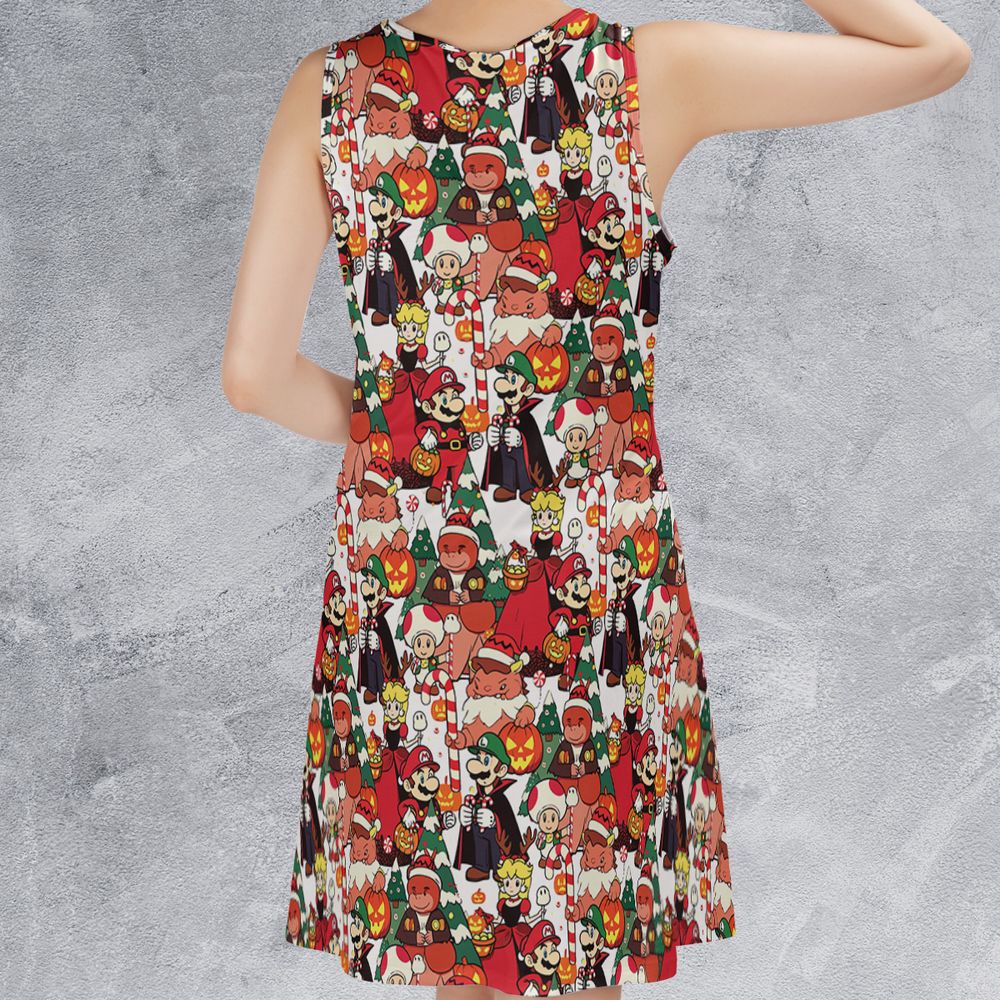 Sleeveless Dress - TSGCSBVP - - 2