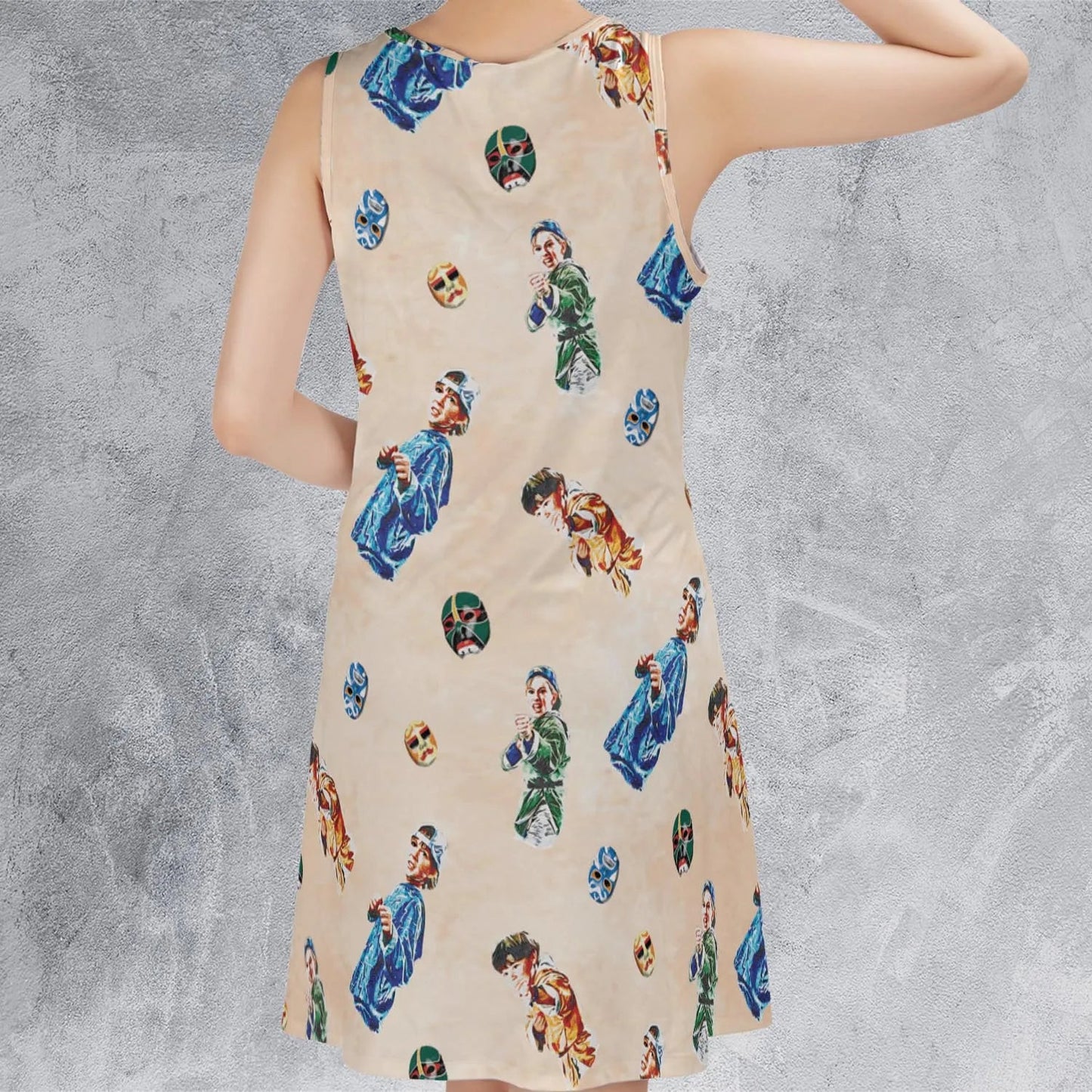 Casual Sleeveless Dress - 7C35XTND
