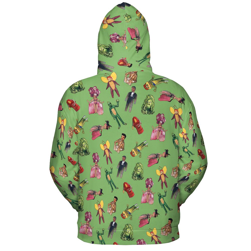 All-over Print Hoodie - WHGFJBJD - - 4