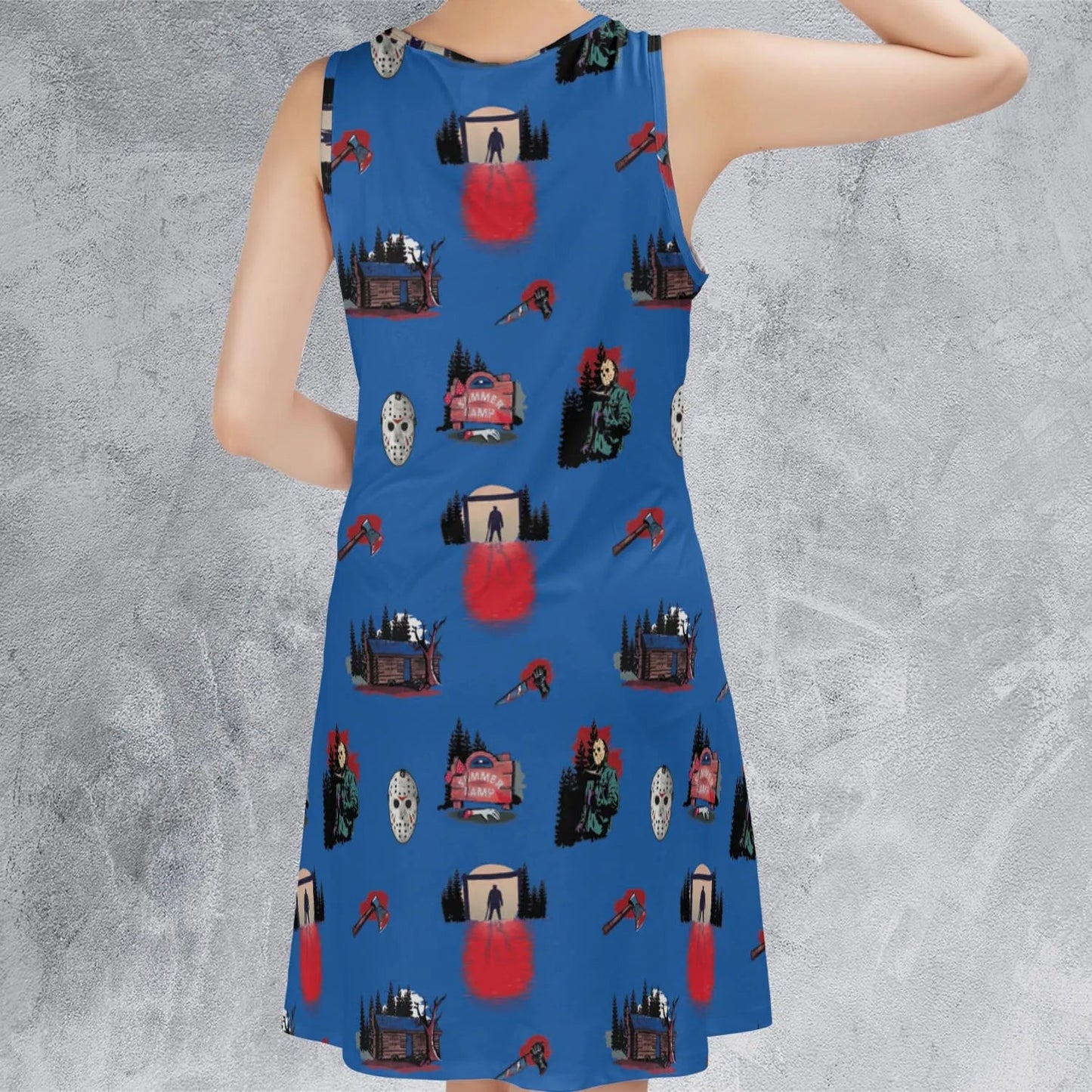 Casual Sleeveless Dress - EGA13NWY