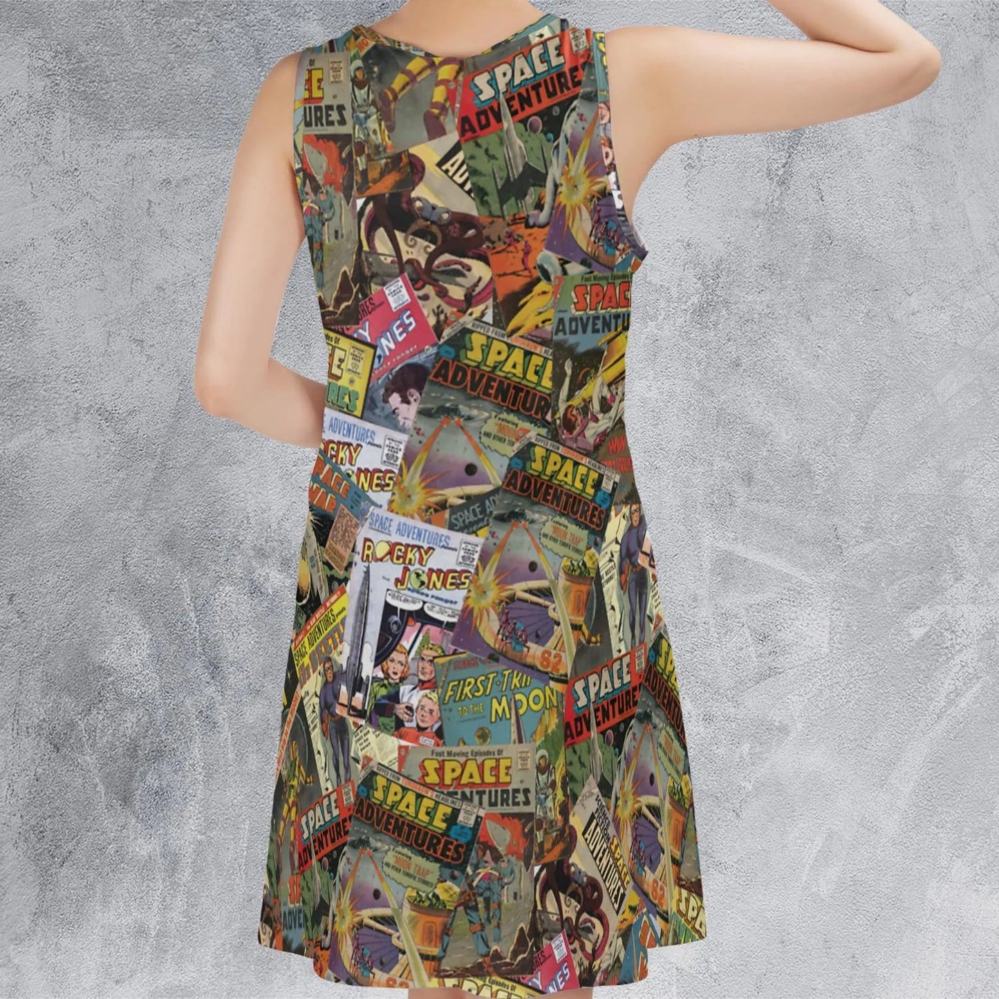Casual Sleeveless Dress - J17RJQBJ