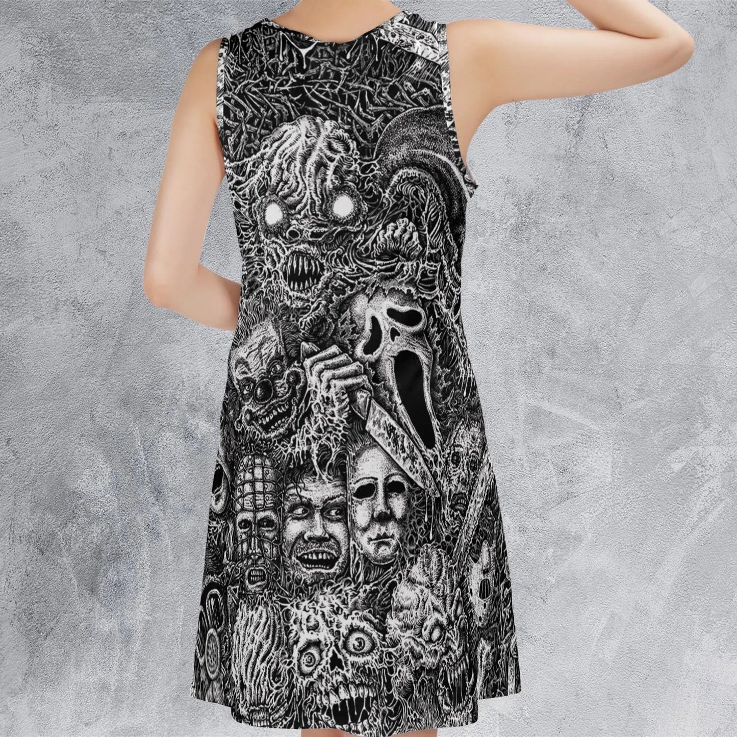 Casual Sleeveless Dress - XK2A5SQN