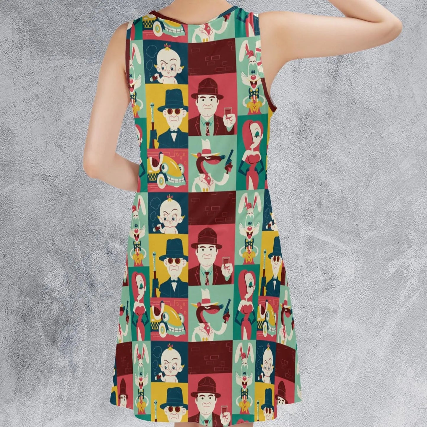Casual Sleeveless Dress - KGAHRA5R