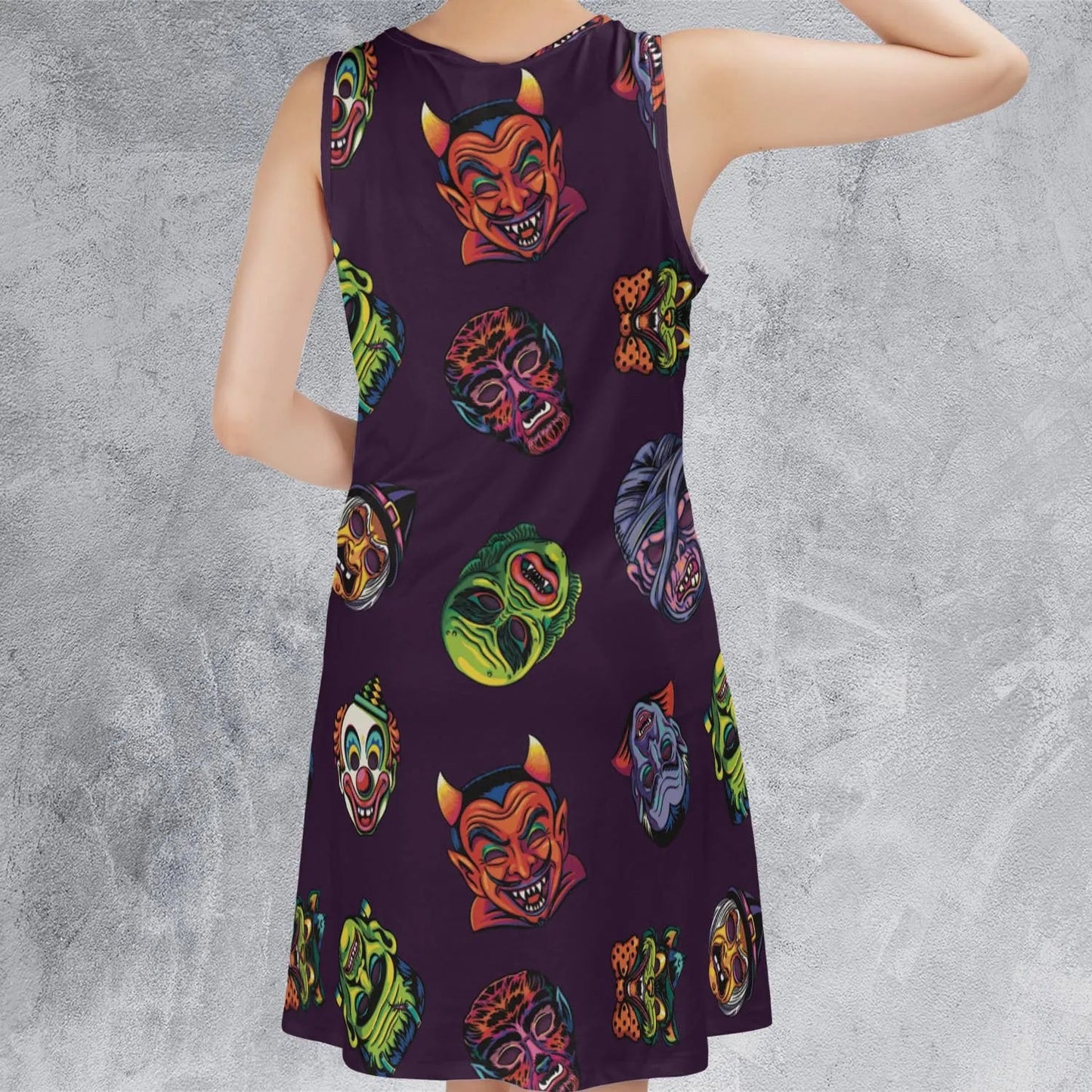 Casual Sleeveless Dress - TEYW4EDM