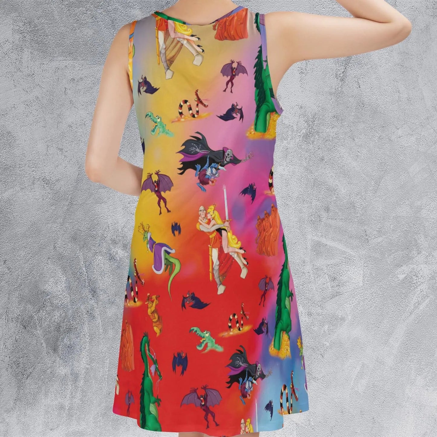 Casual Sleeveless Dress - JJDPUJBJ