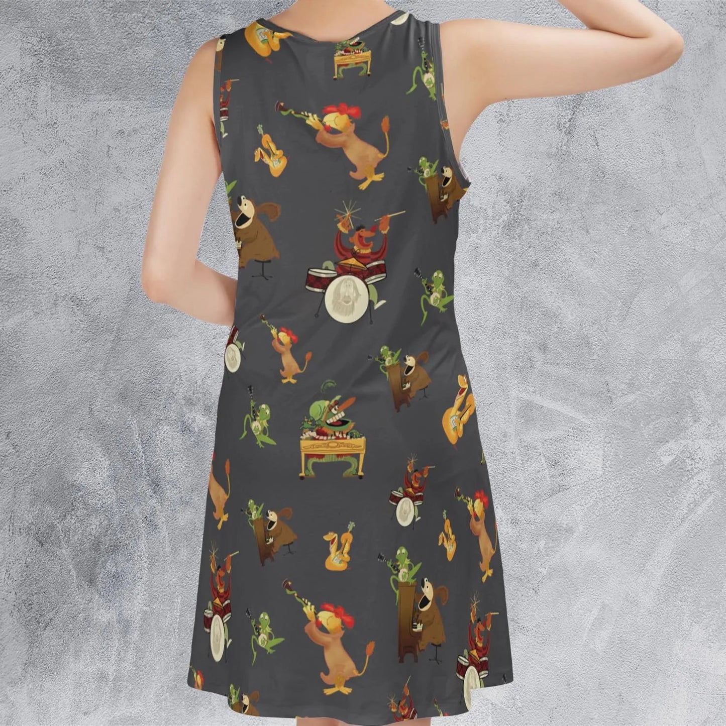 Casual Sleeveless Dress - T98QZAZM