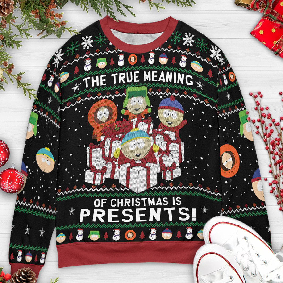 Ugly Christmas Sweatshirt - V8UUL78A