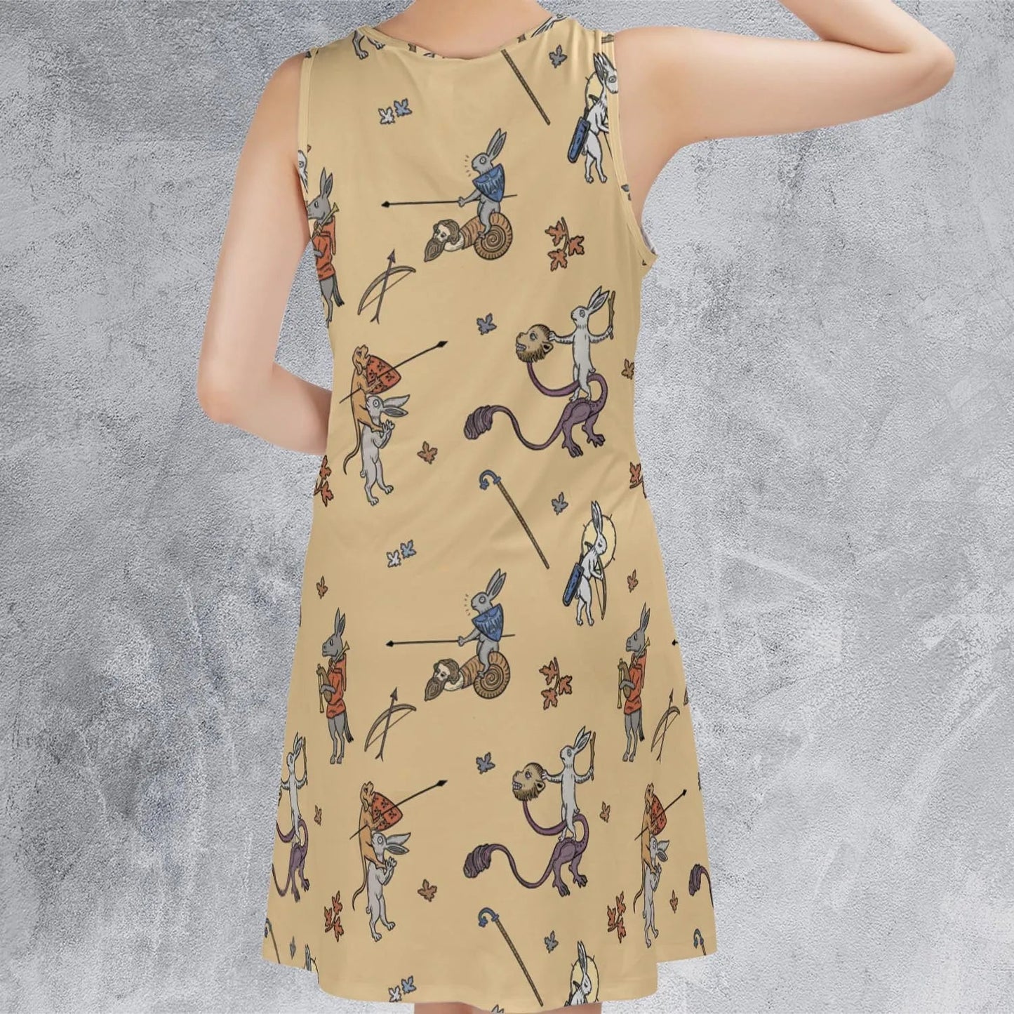 Casual Sleeveless Dress - 1HZQYJXV