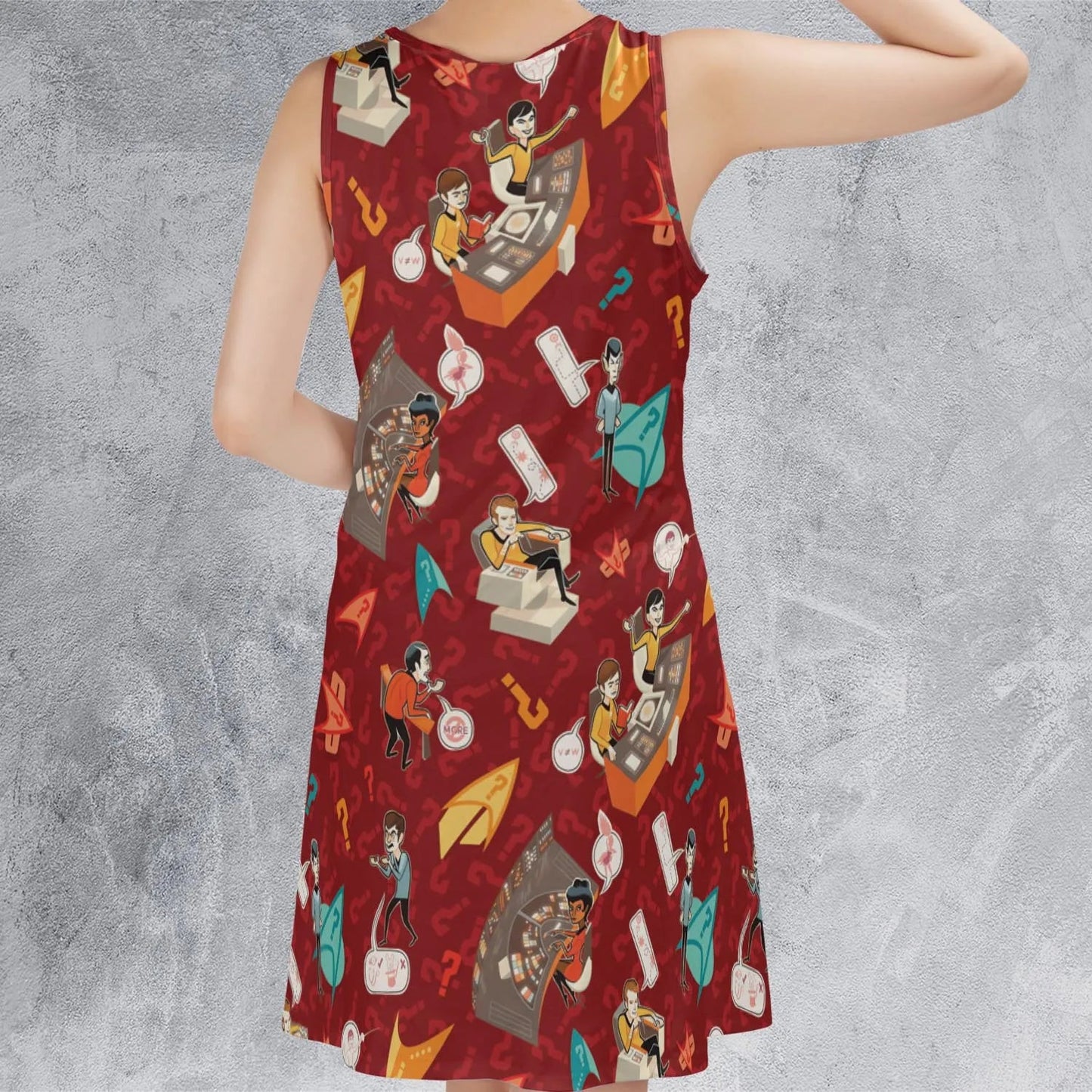 Casual Sleeveless Dress - 3961GKJK
