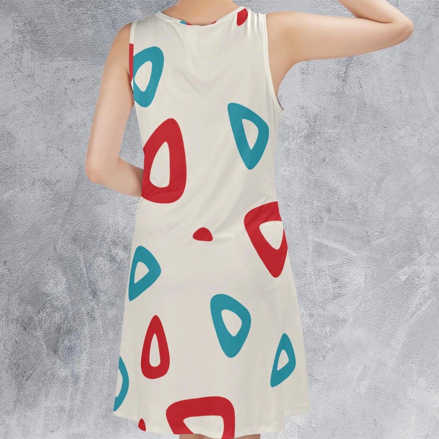 Casual Sleeveless Dress - 2P1QJ4S8