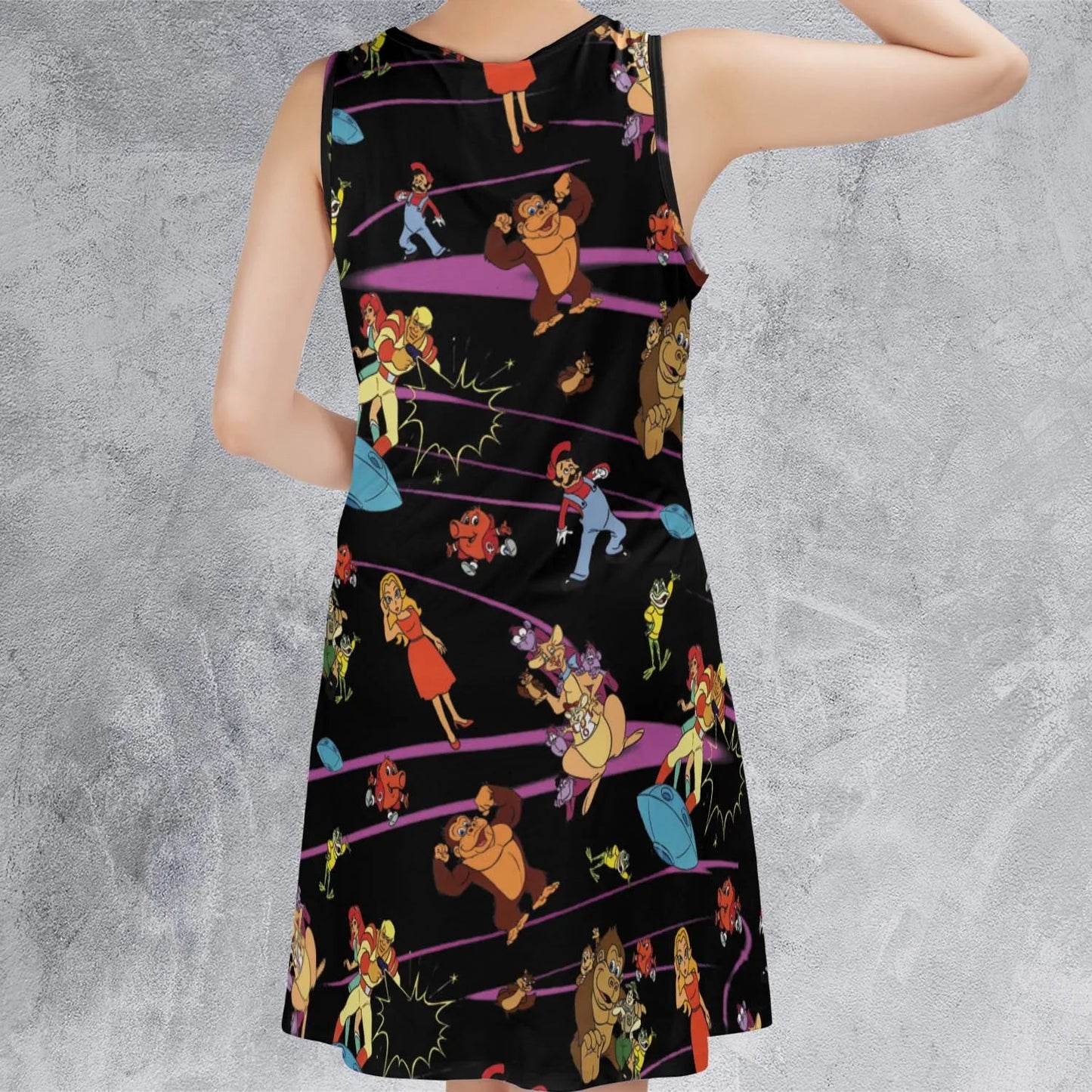 Casual Sleeveless Dress - 8982J143