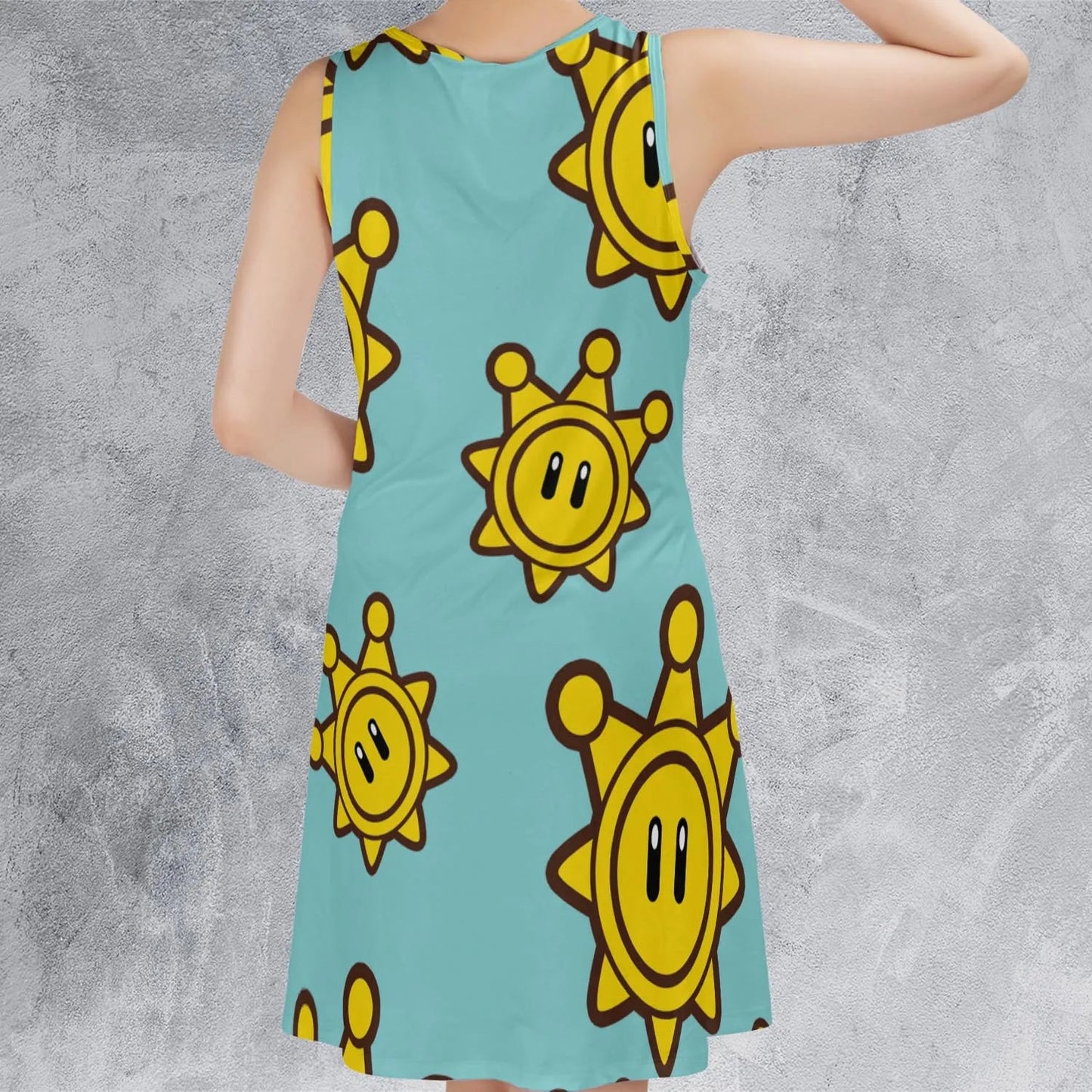 Casual Sleeveless Dress - J9AQ9WQC